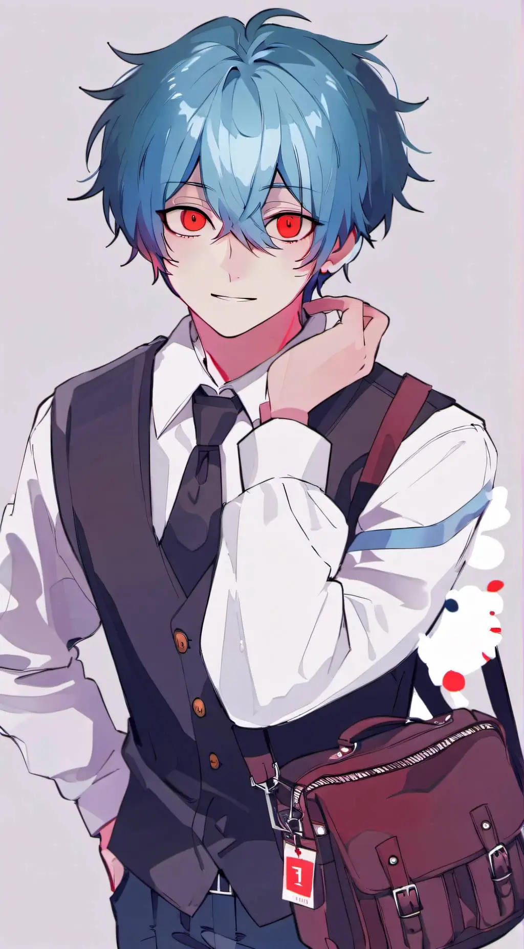 ai character: 💙❤️Justin❤️💙 background