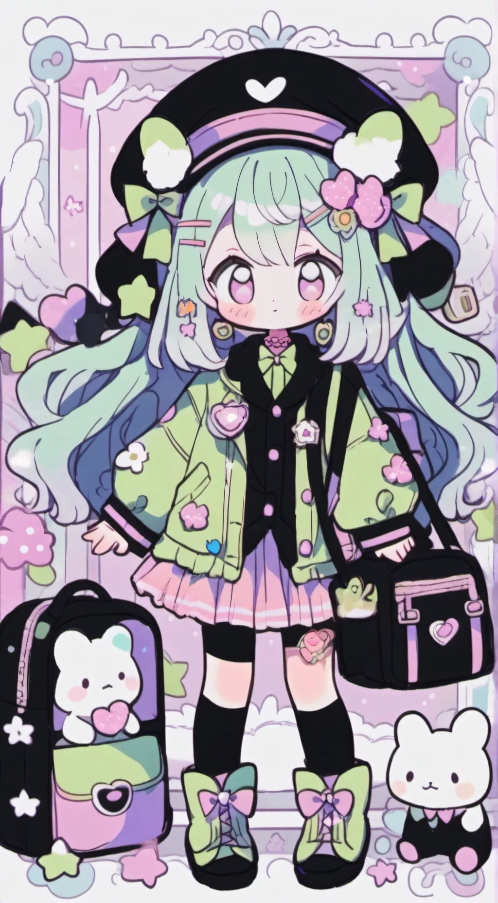 ai character: Pick me background