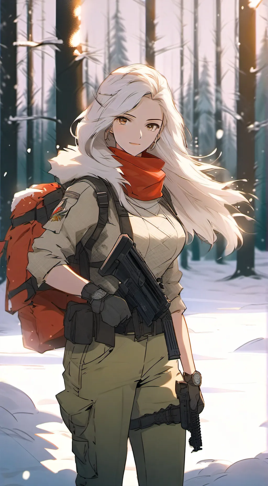 ai character: Lia Winter background