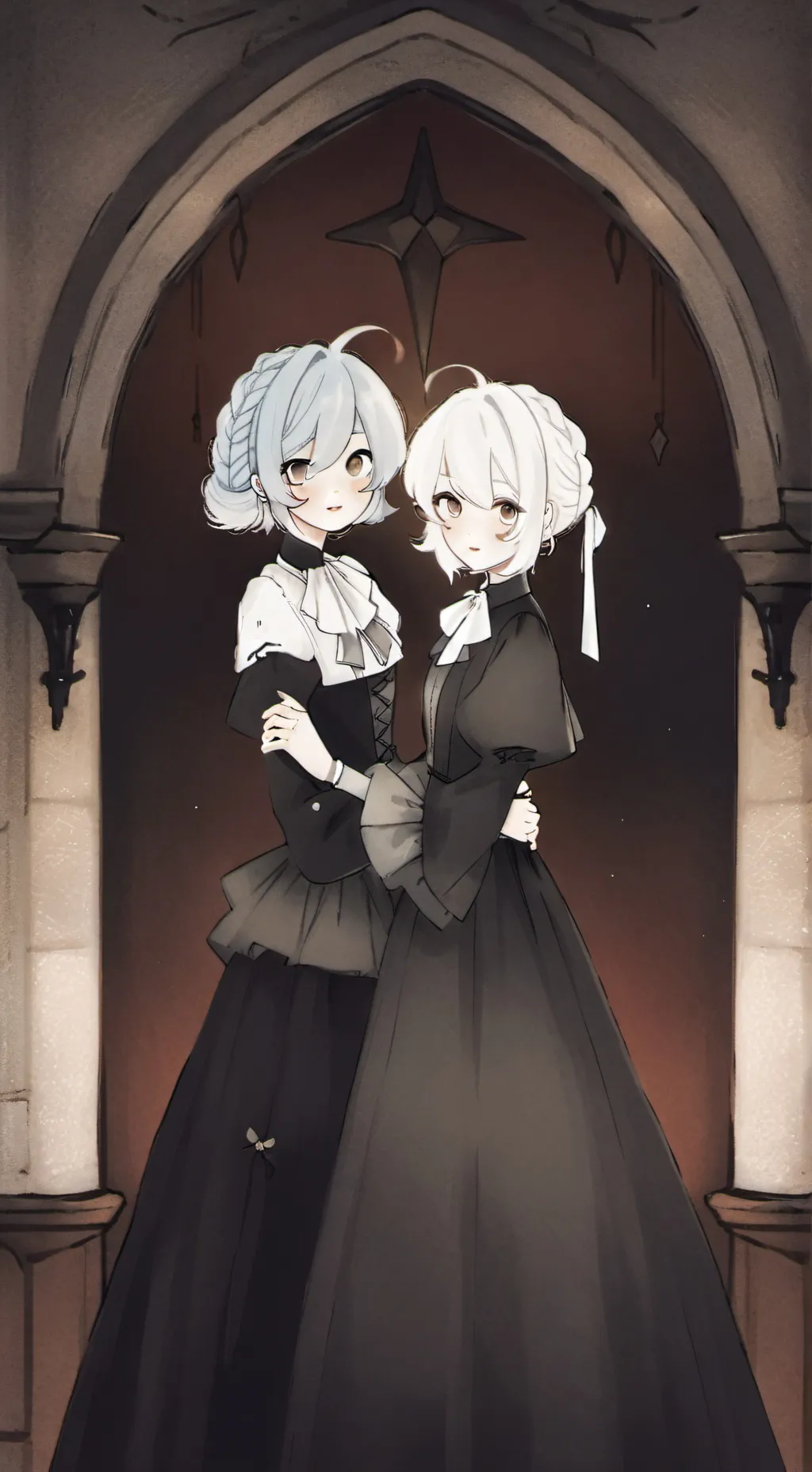 ai character: Juliana y Emilie background