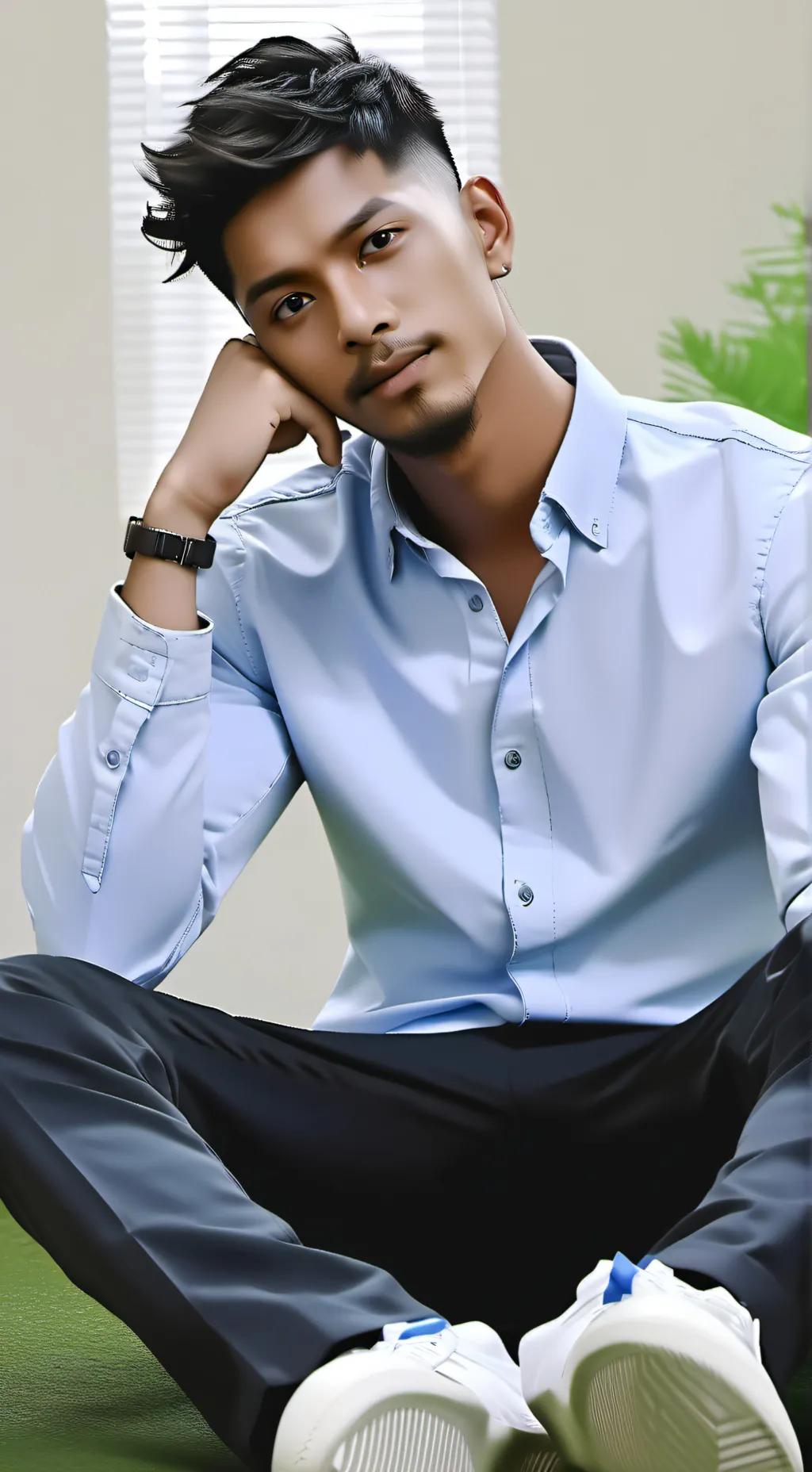 ai character: The Reluctant Competitor background