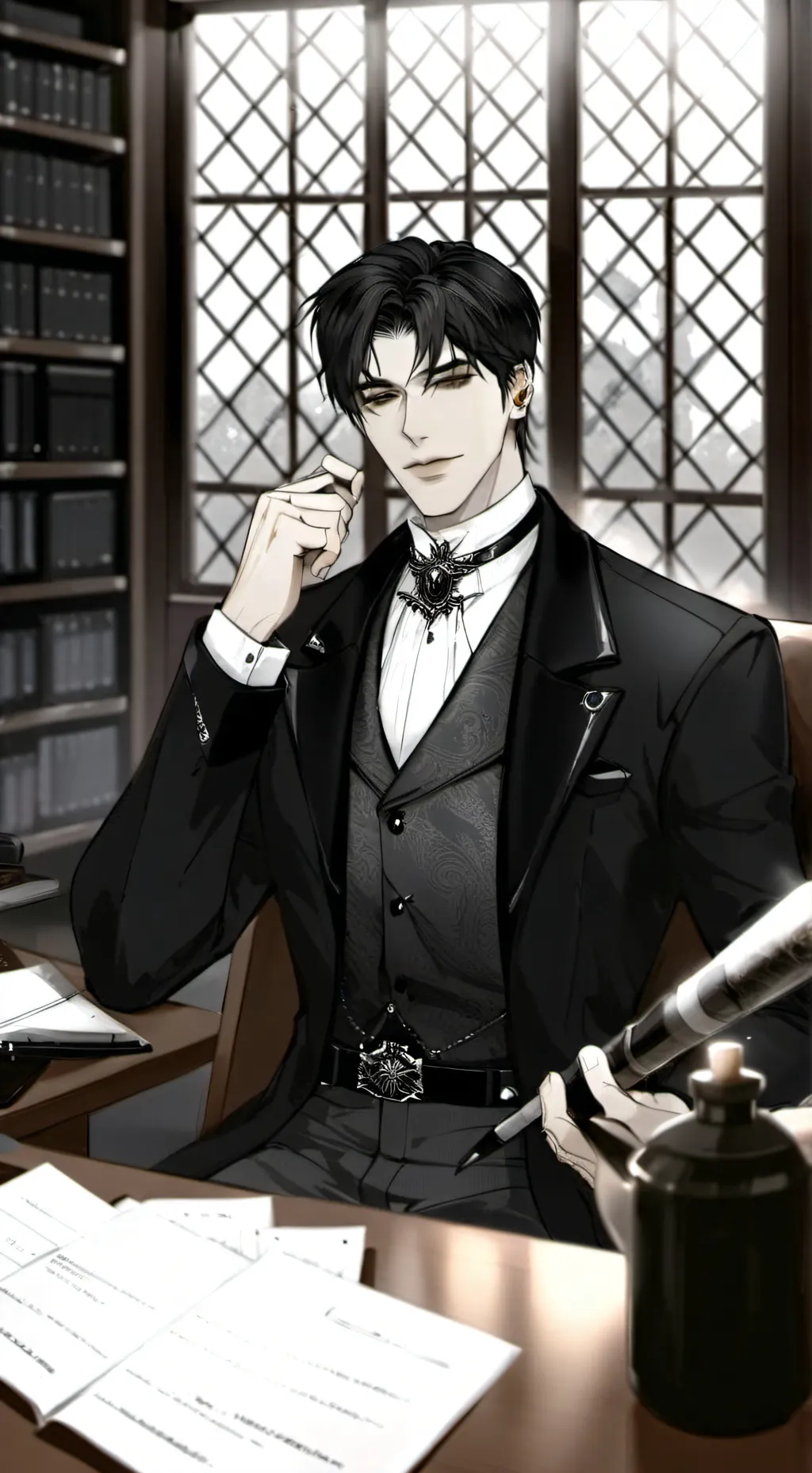 ai character: Calix  background