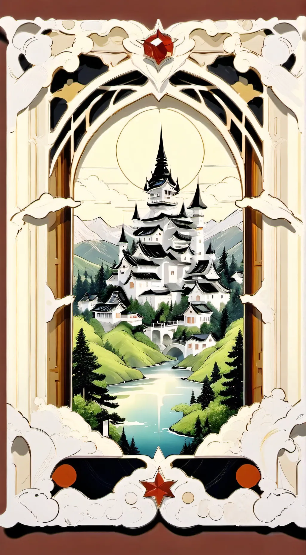 ai character: Pilares:D background