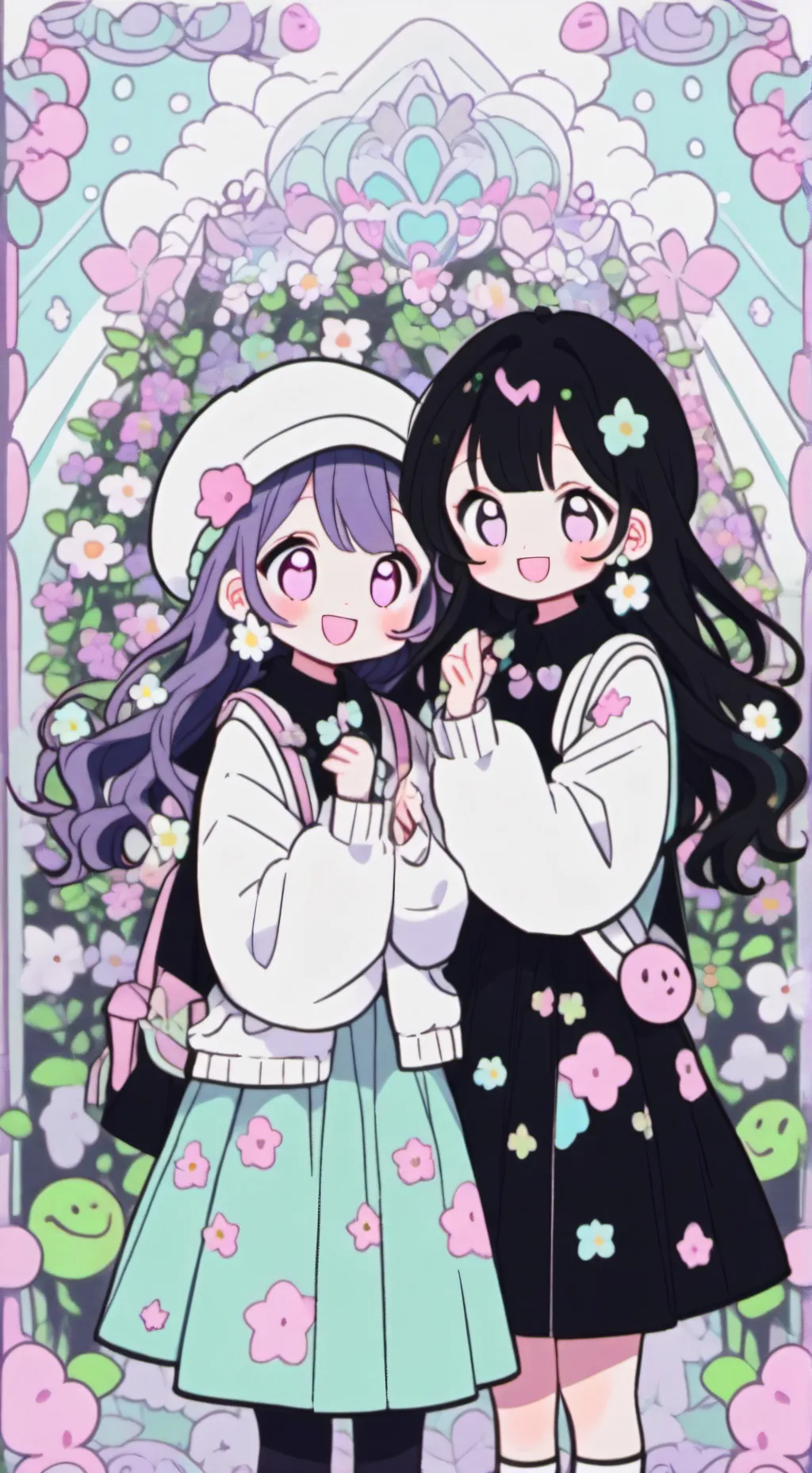 ai character: im back!srry background