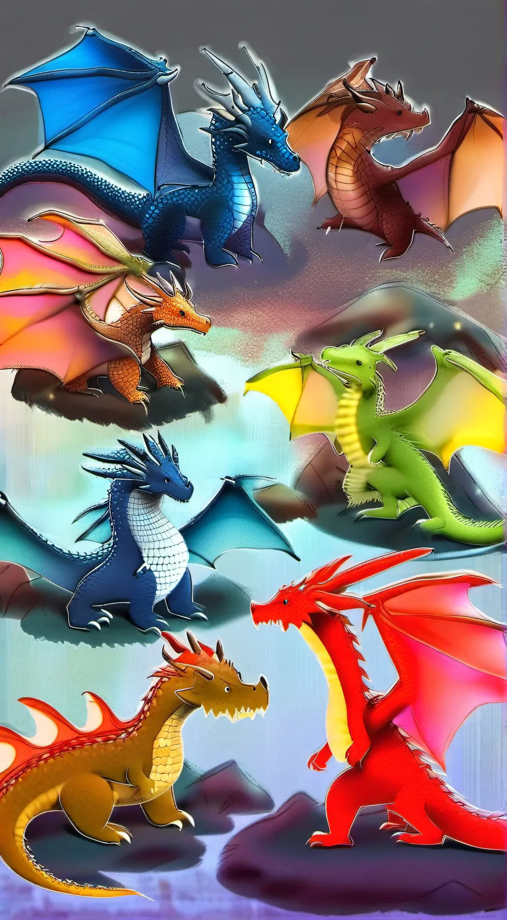 ai character: Avengers x wof background