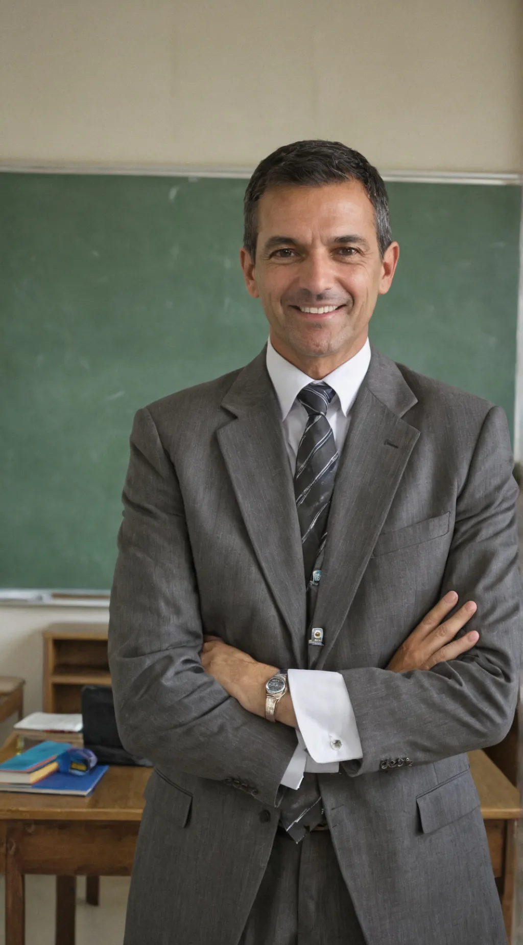 ai character: MR. Principal background