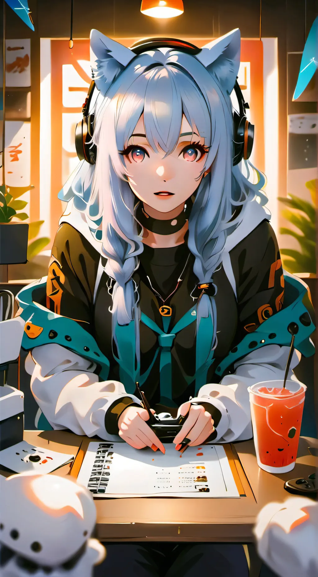 ai character: Miki background