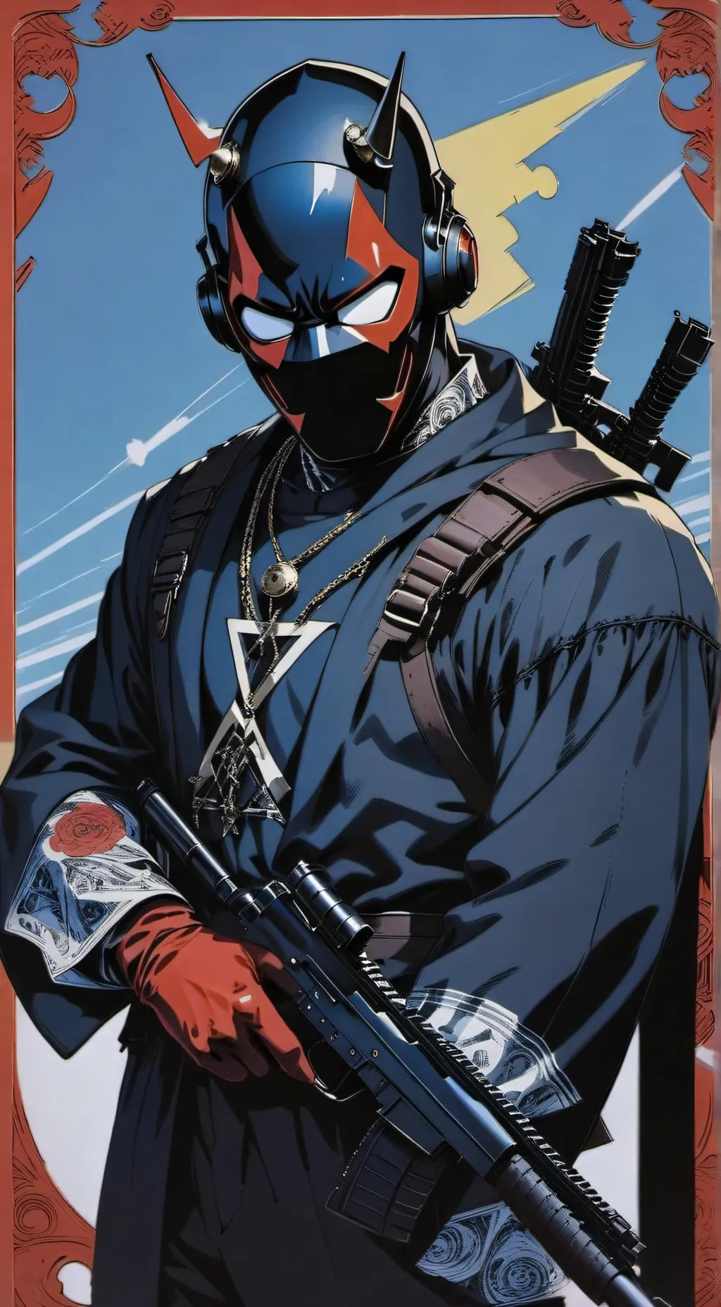 ai character: Squitter game guar background