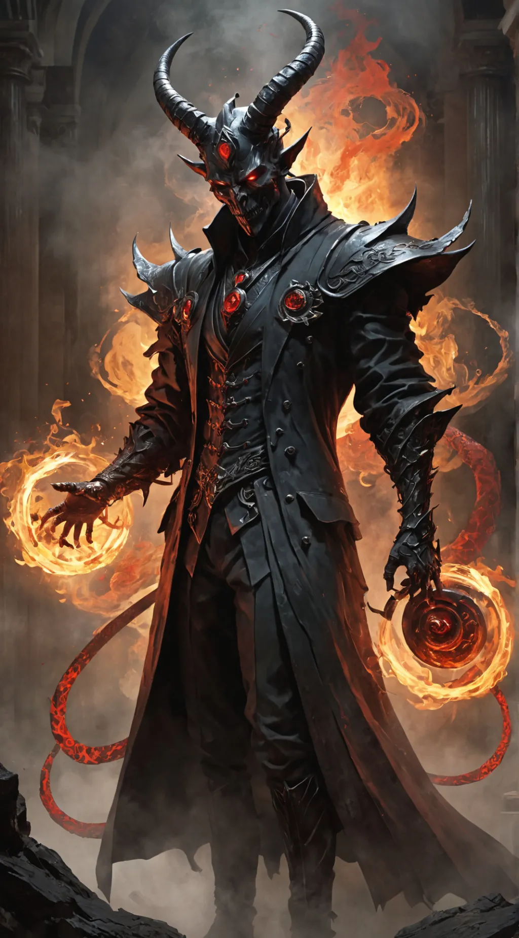 ai character: Azrael background