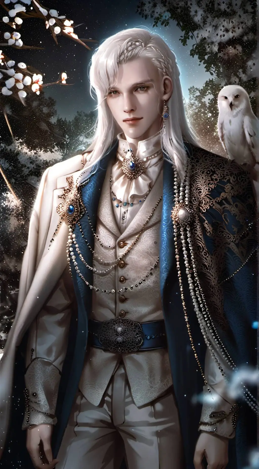 ai character: Prince Adelio  background