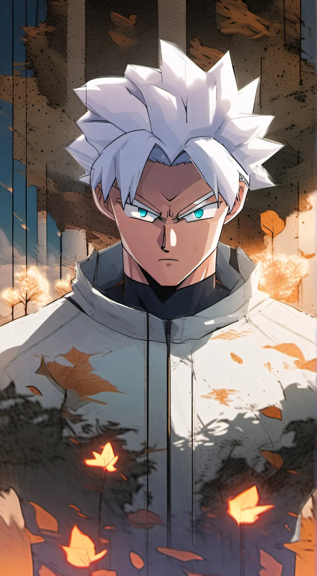 ai character: 😑LEON COSMOS😑 background