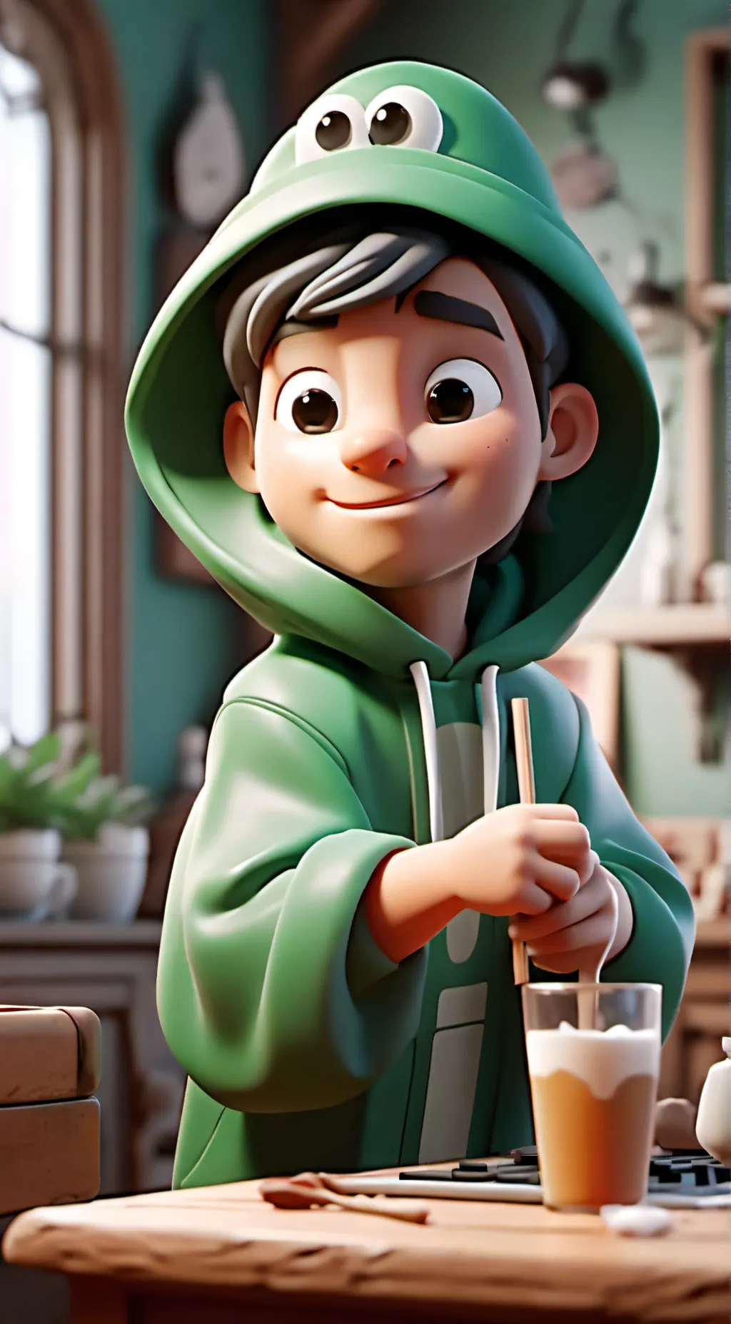 ai character: MHA  background