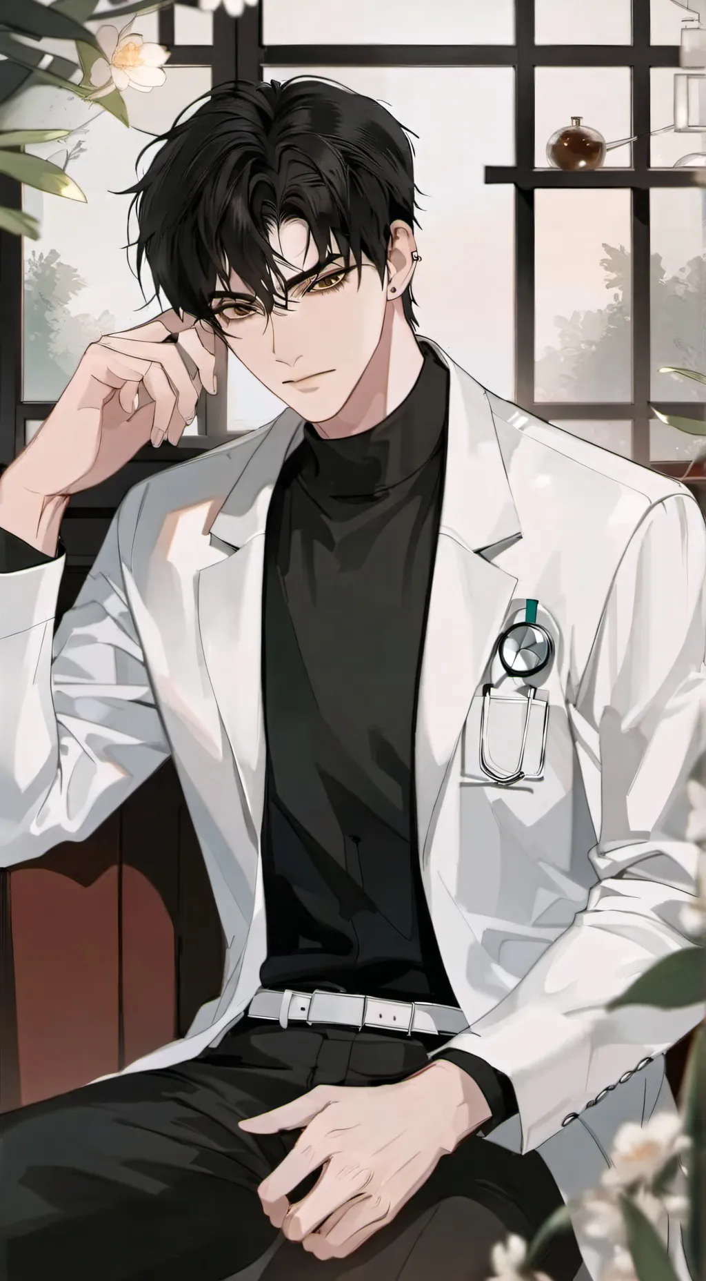 ai character: Zacariah Jhonson  background