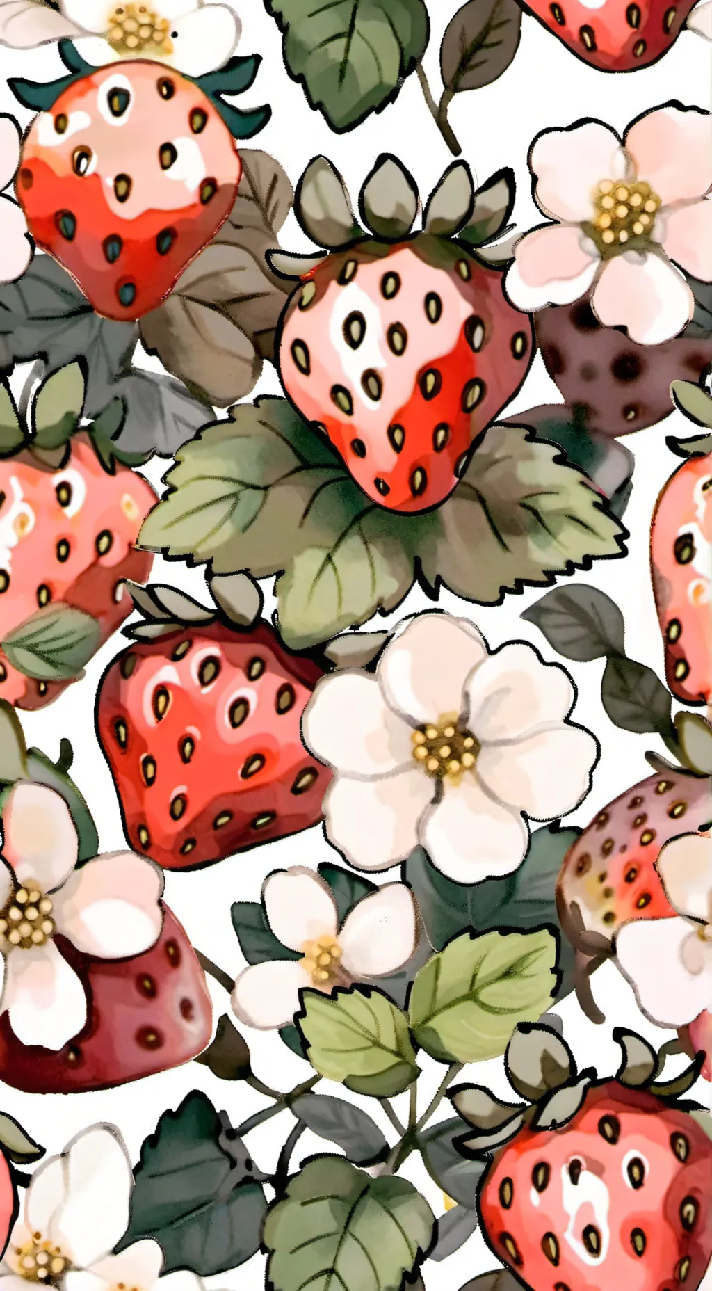 ai character: Fruitecake background