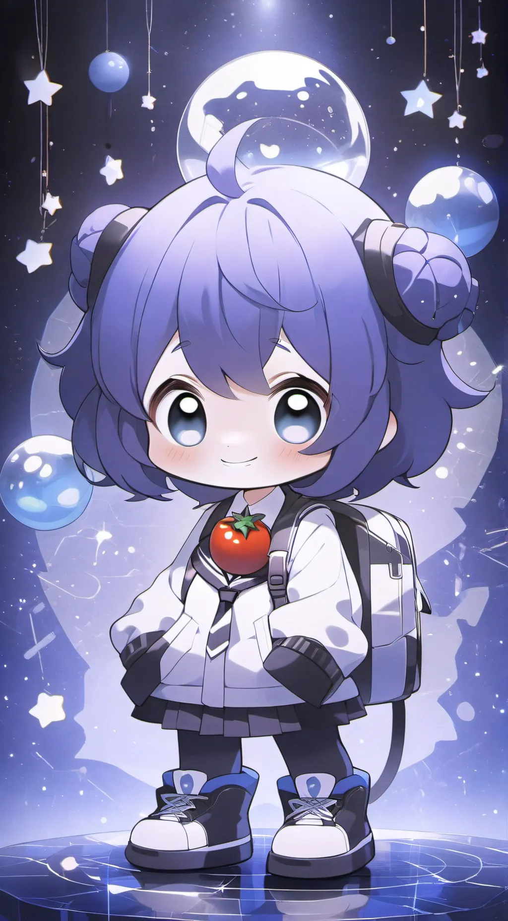 ai character: Bluey background