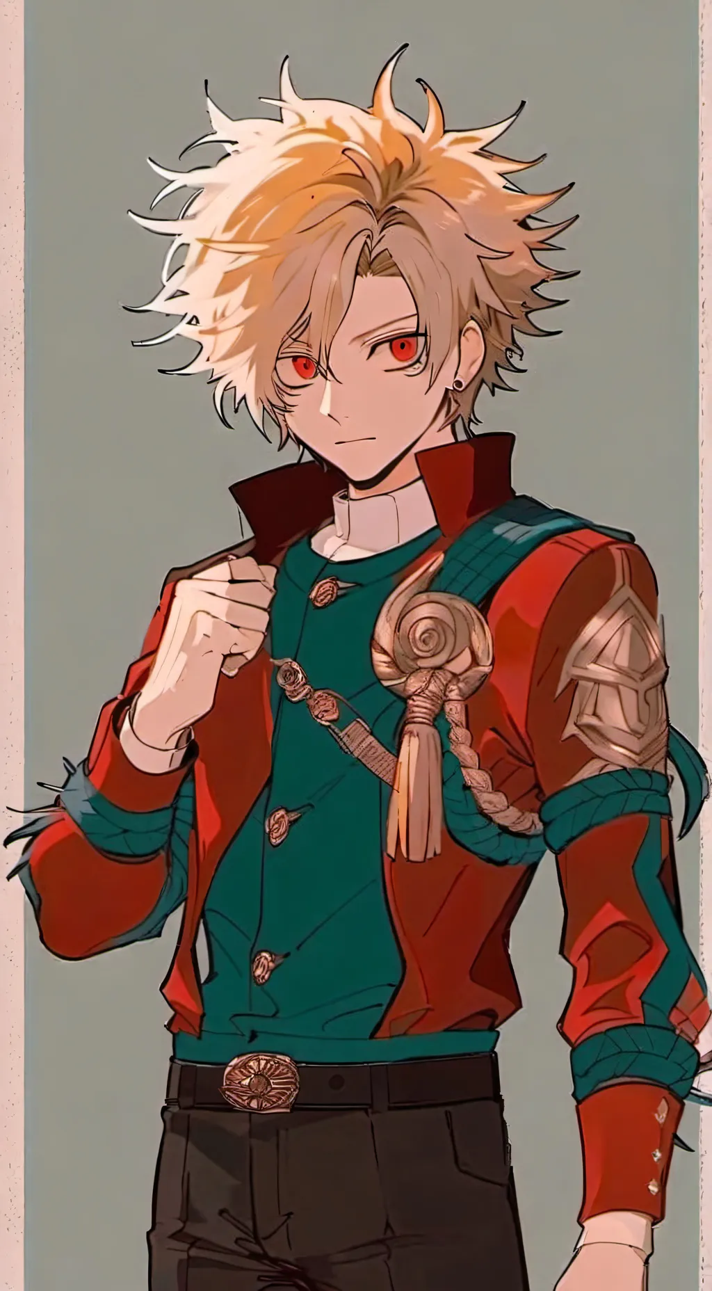 ai character: Bakugo Katzuki  background