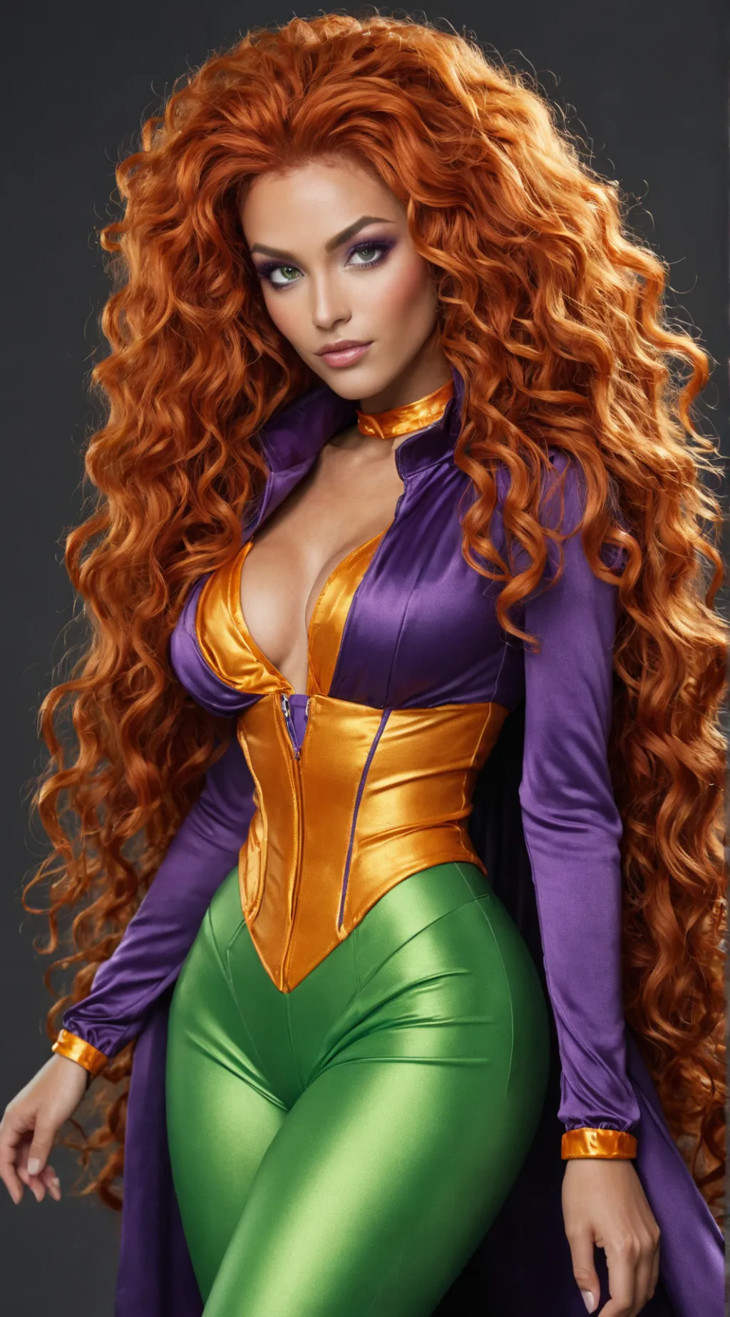 ai character: Starfire background
