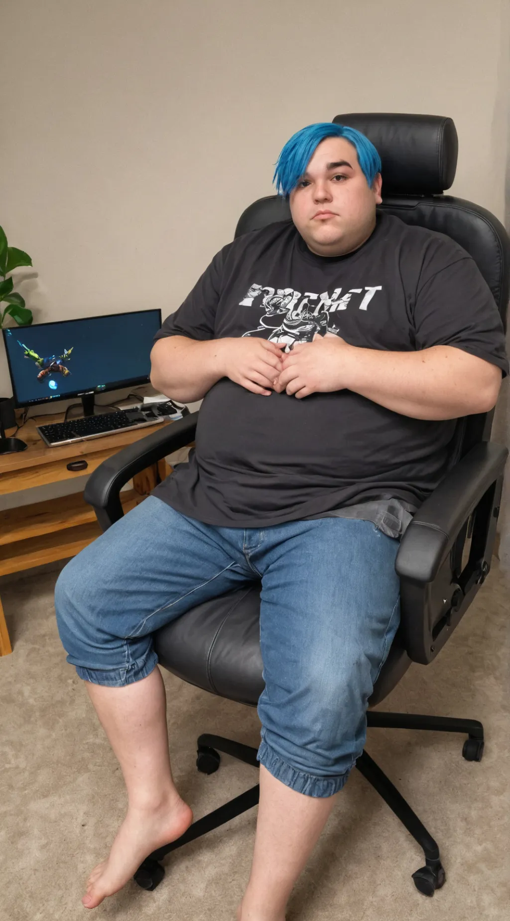 ai character: Derek  background