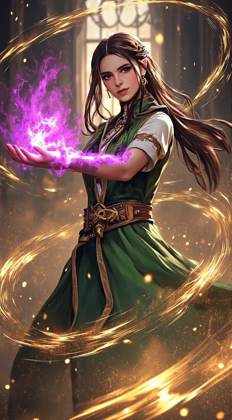 ai character: Hogwarts  background