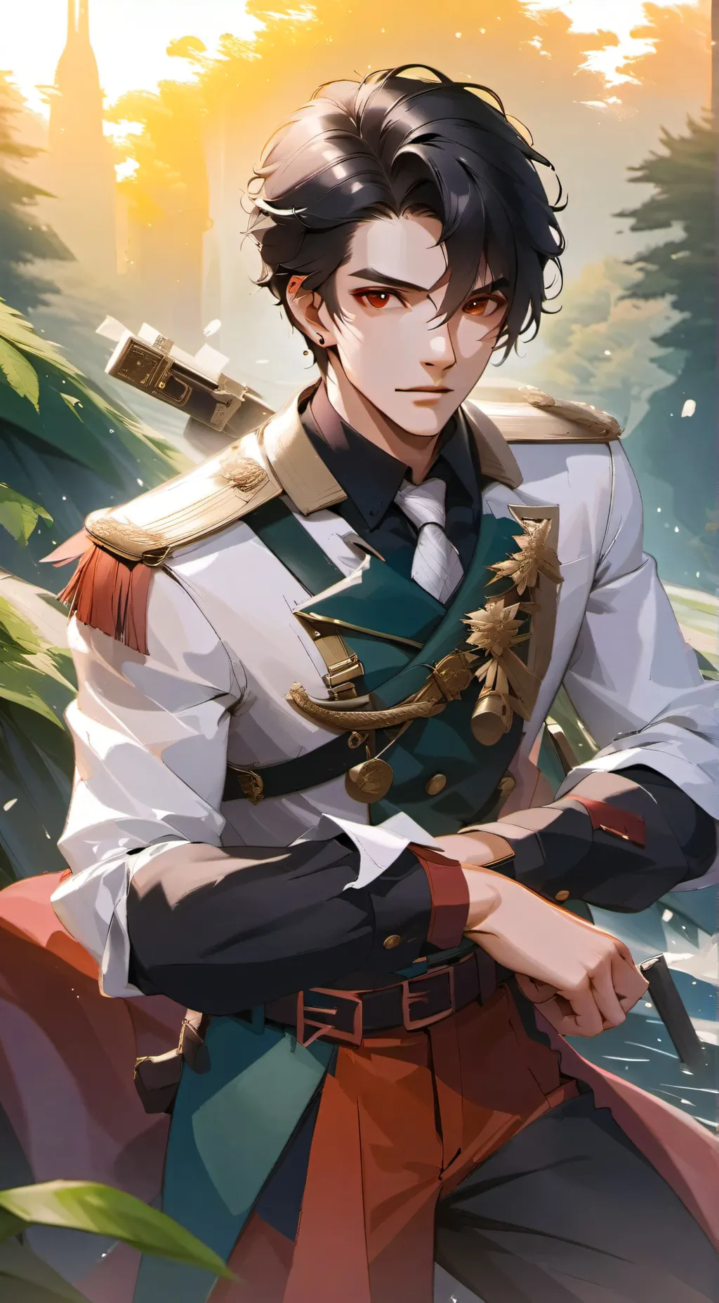 ai character: Russell background