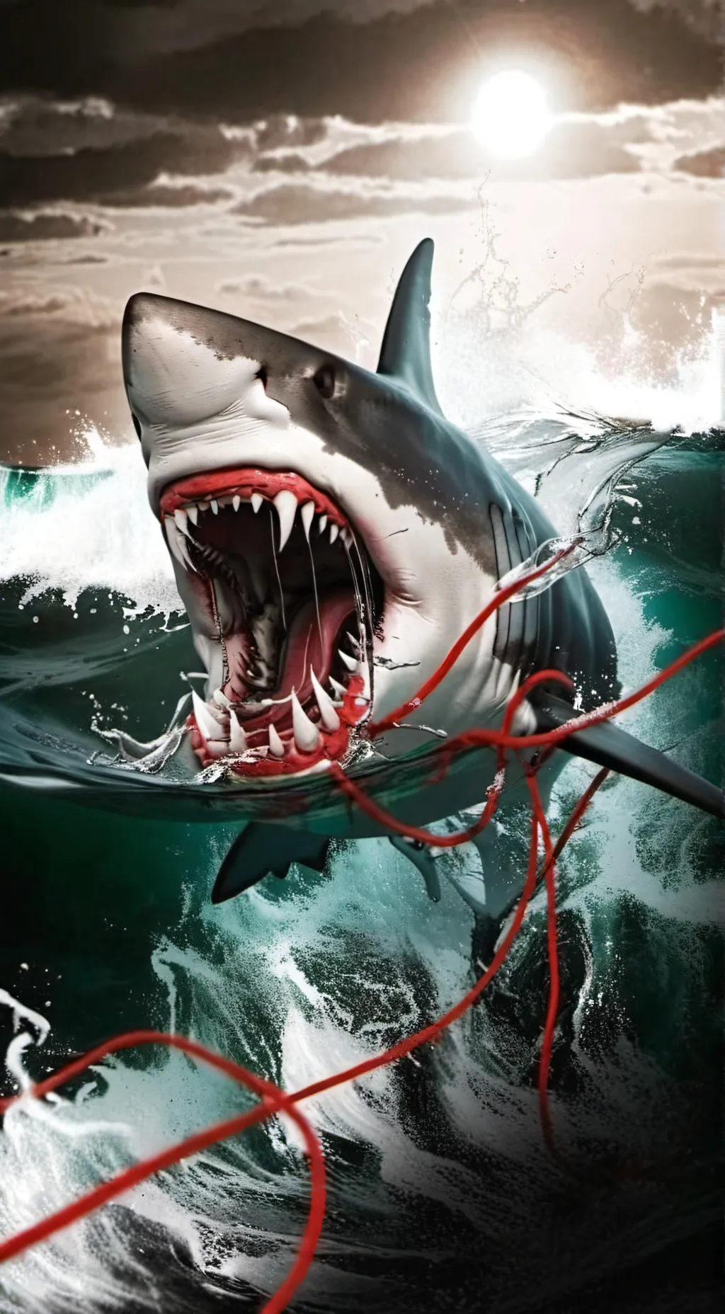 ai character: Jaws ride sprunki background