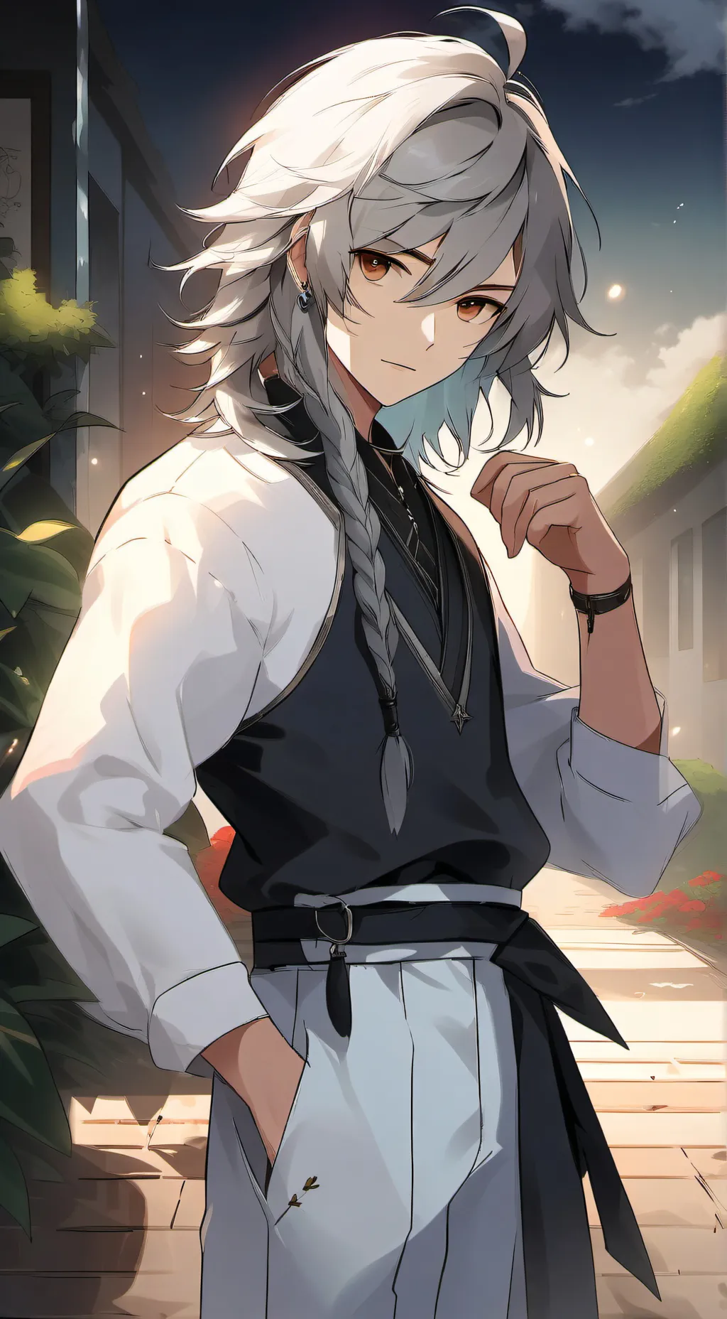 ai character: // Solace // background