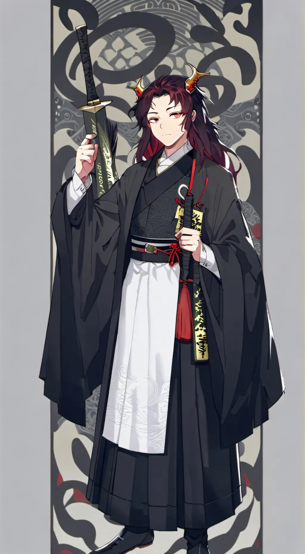 ai character: yoriichi  background