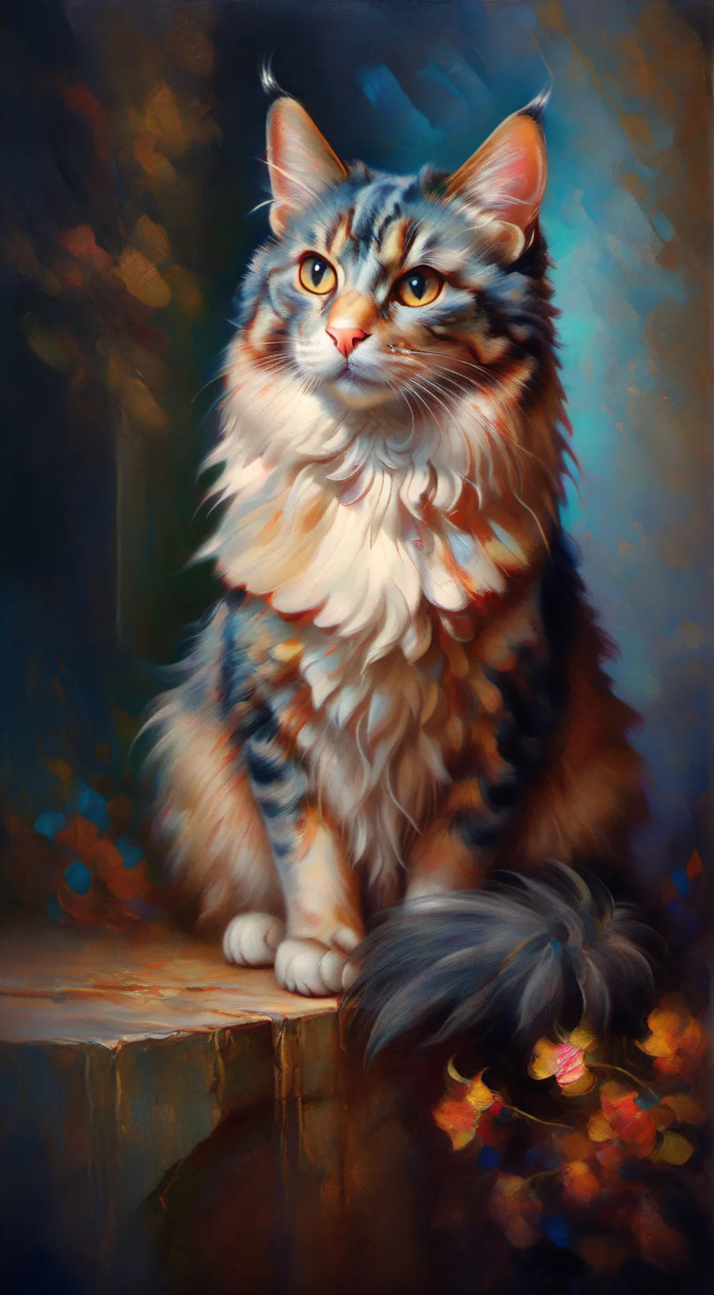 ai character: jjk gatos  background