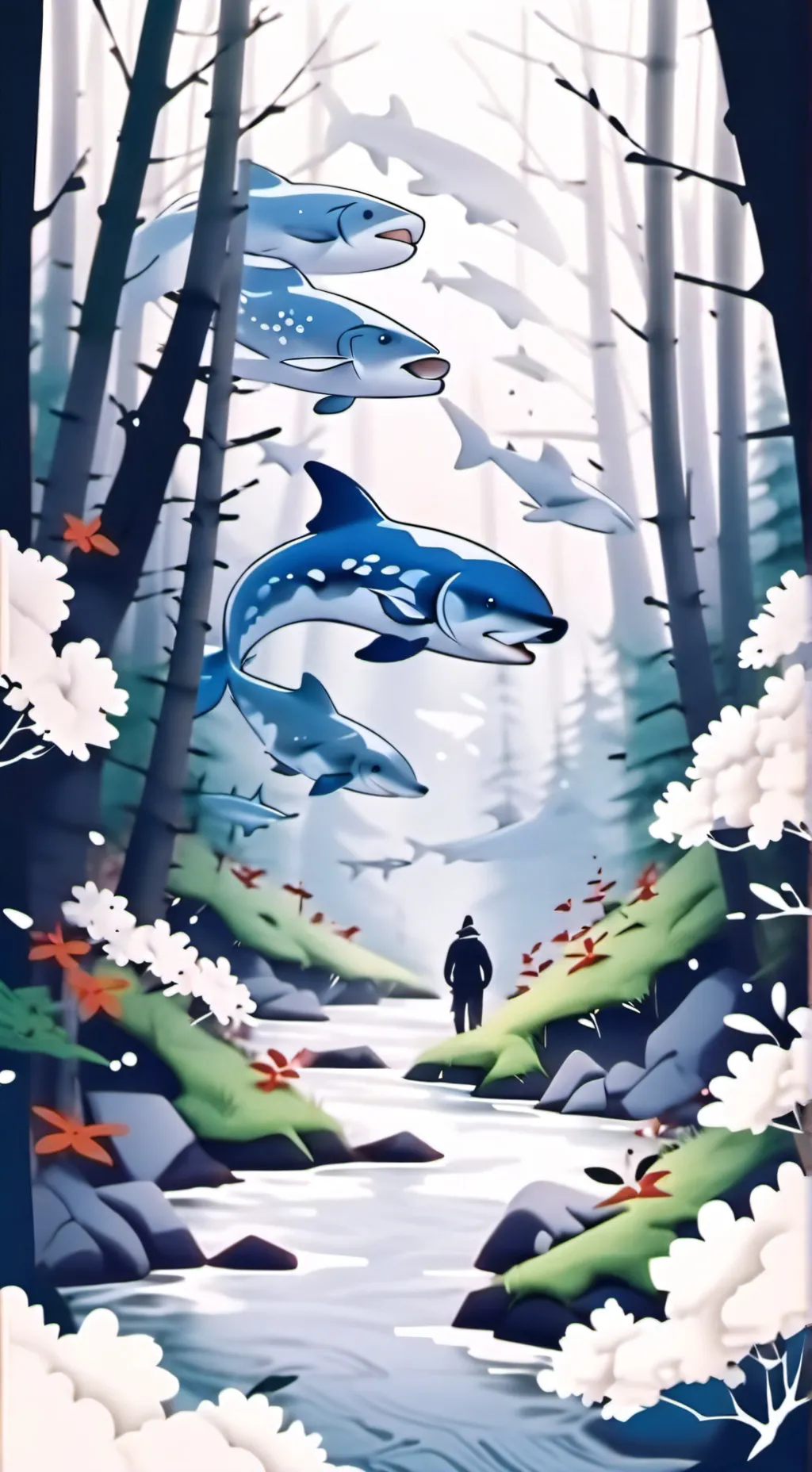 ai character: Dandys world!  background