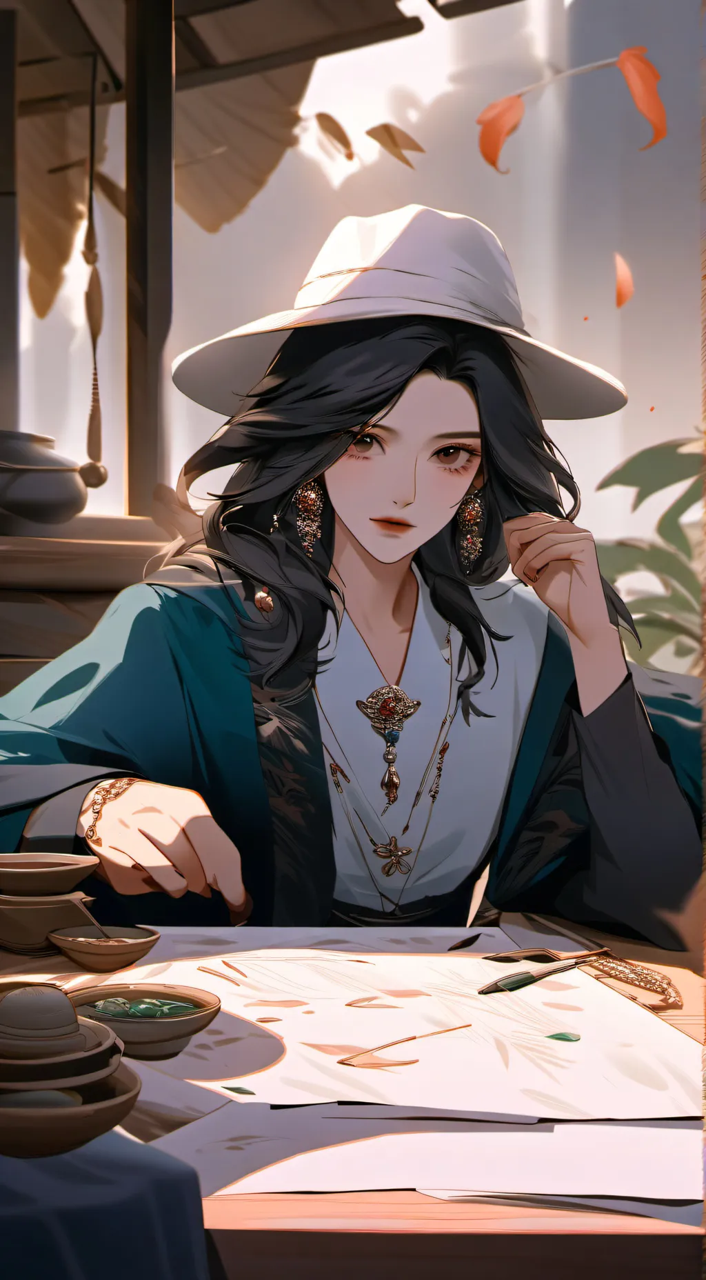 ai character: Emilia!~😁 background