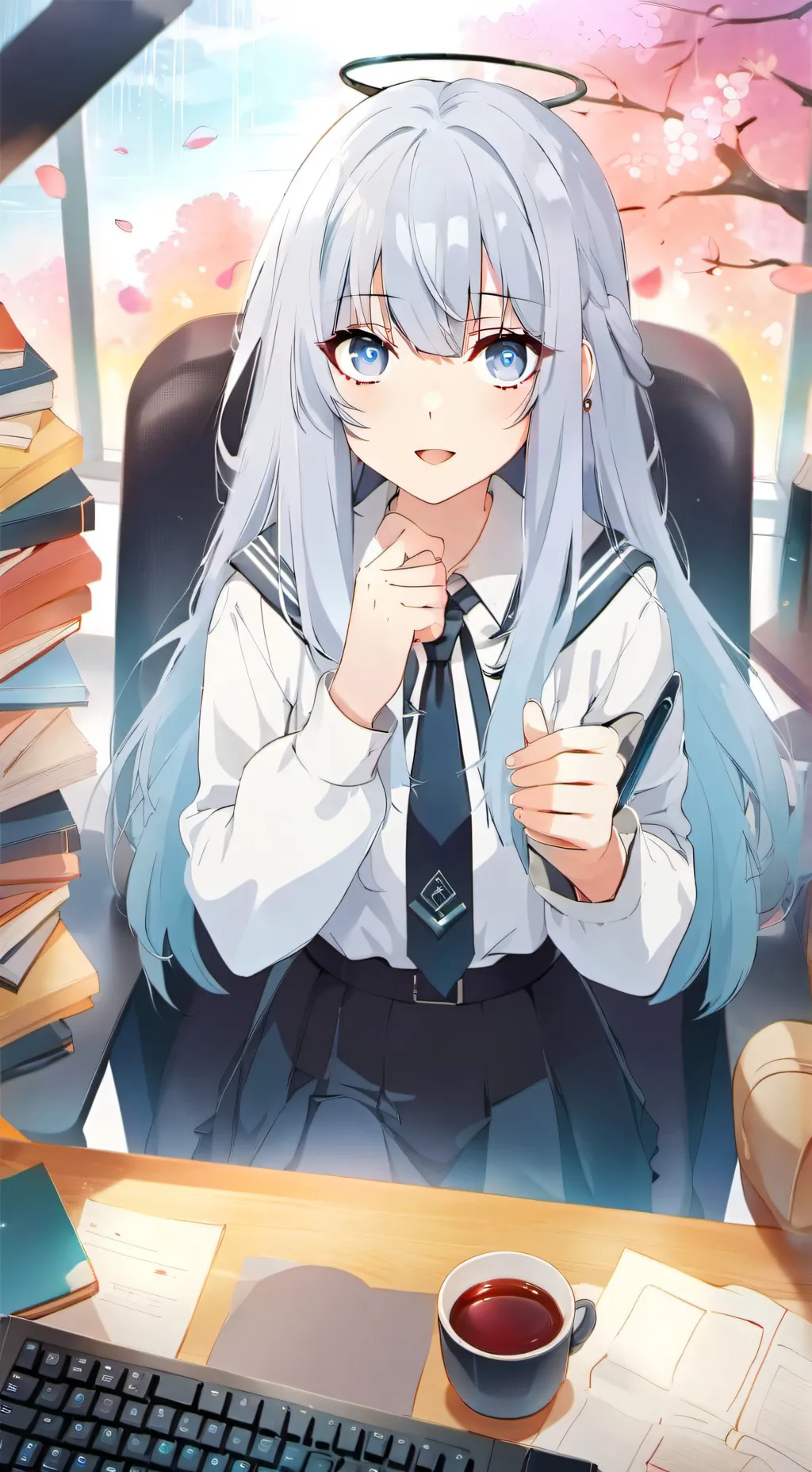 ai character: Mizuki background