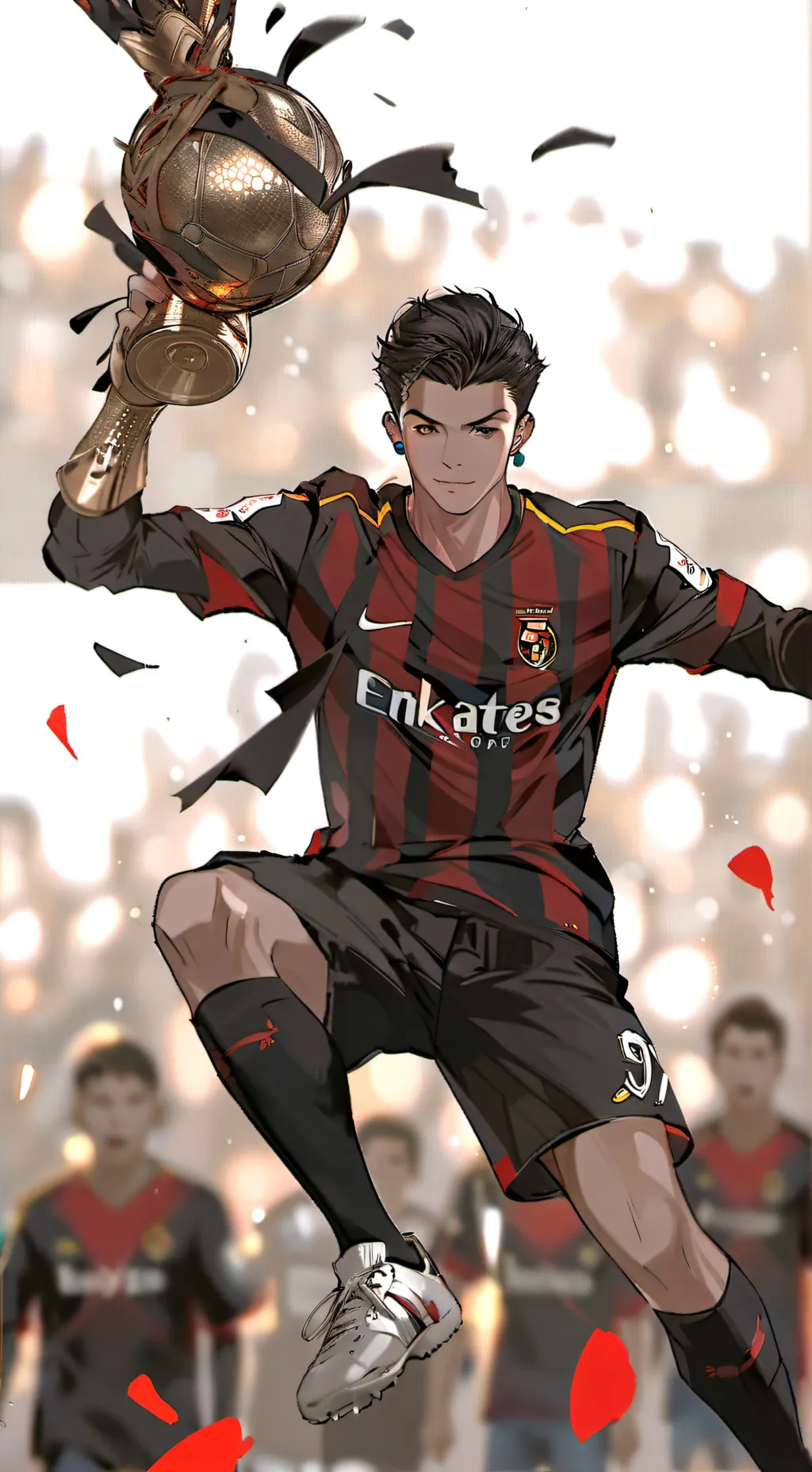 ai character: Ronaldo Jr background