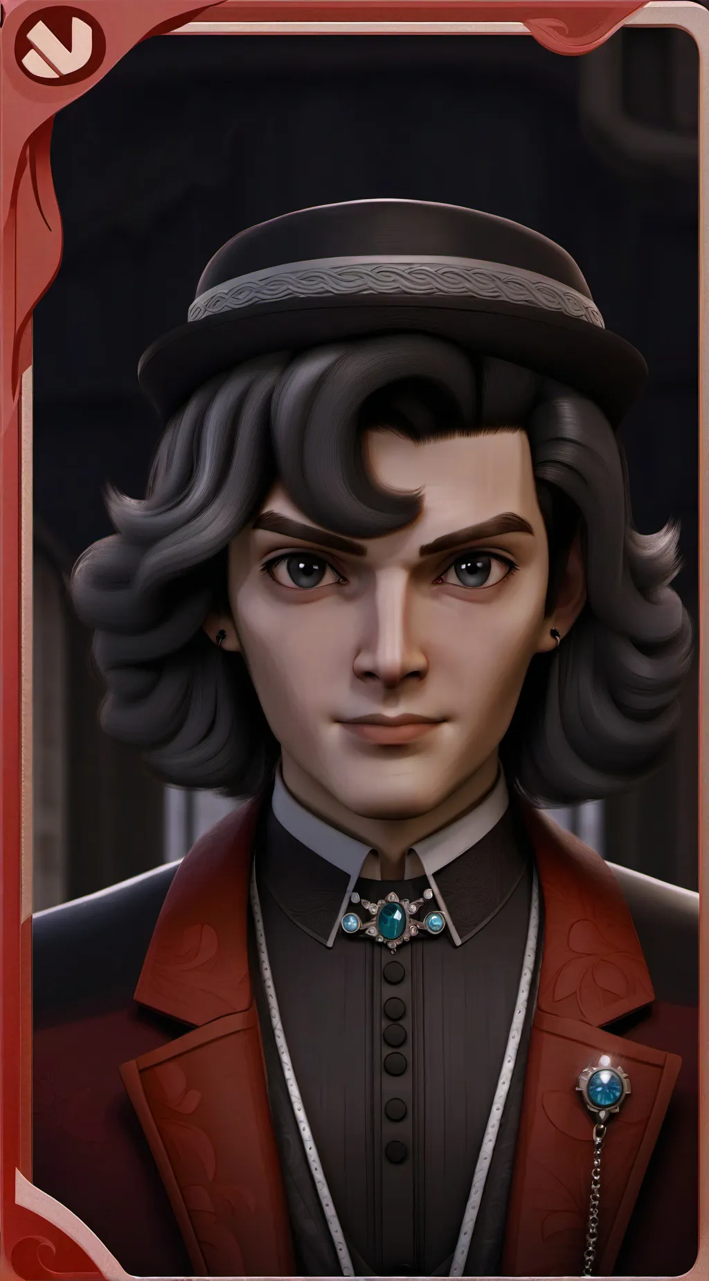 ai character: sqid game ita background