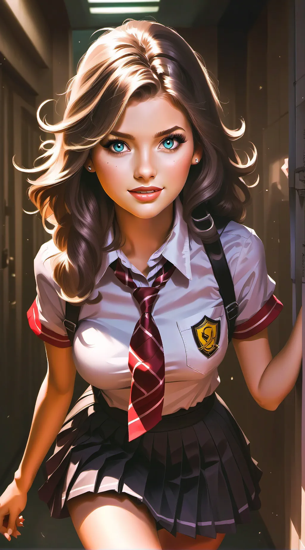 ai character: Ashley background