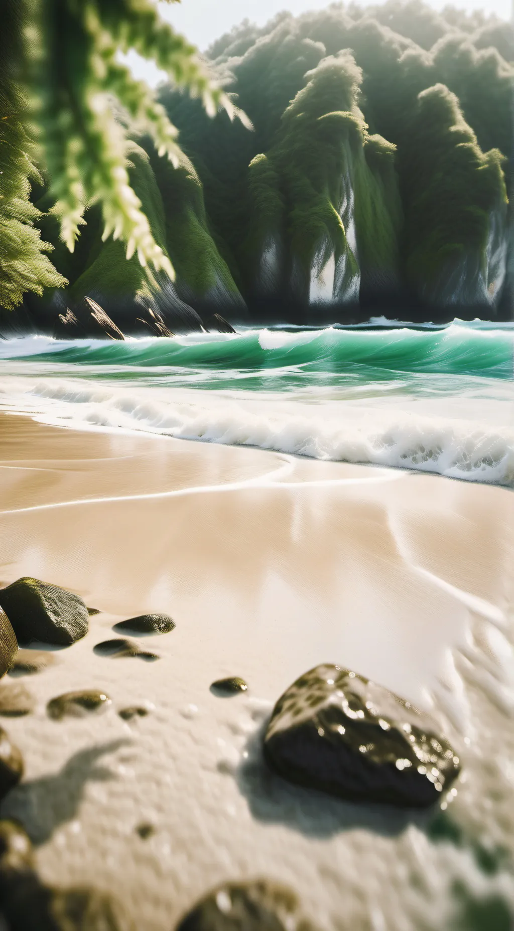 ai character: Beach :D background