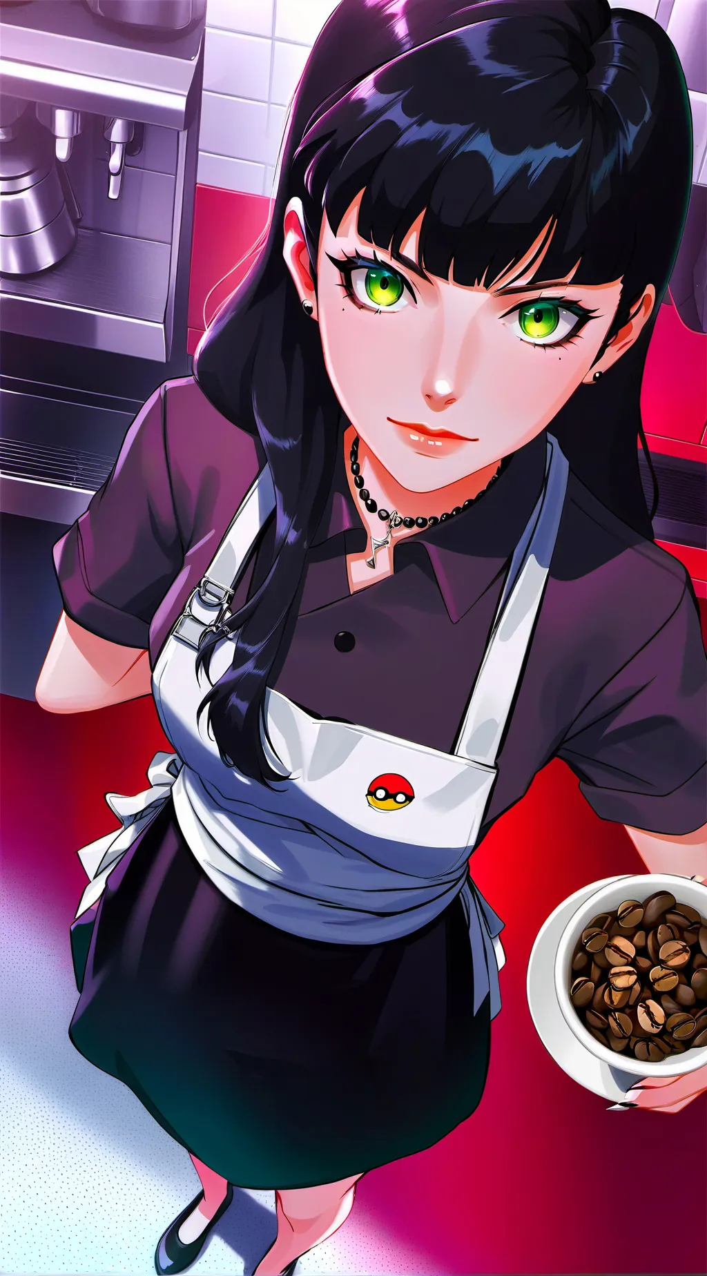 ai character: Cheeky Coffee Rival background