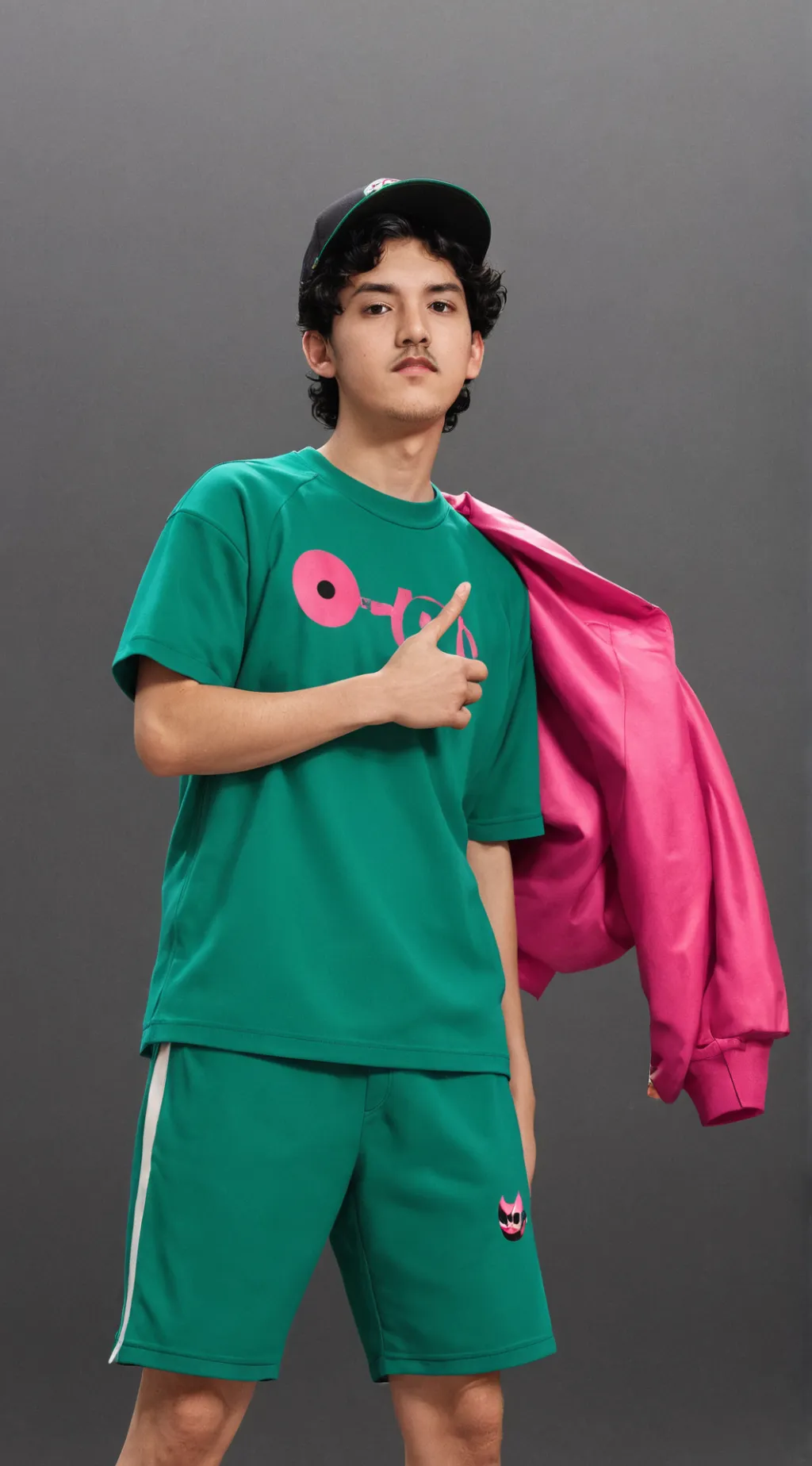 ai character: squid game frontma background