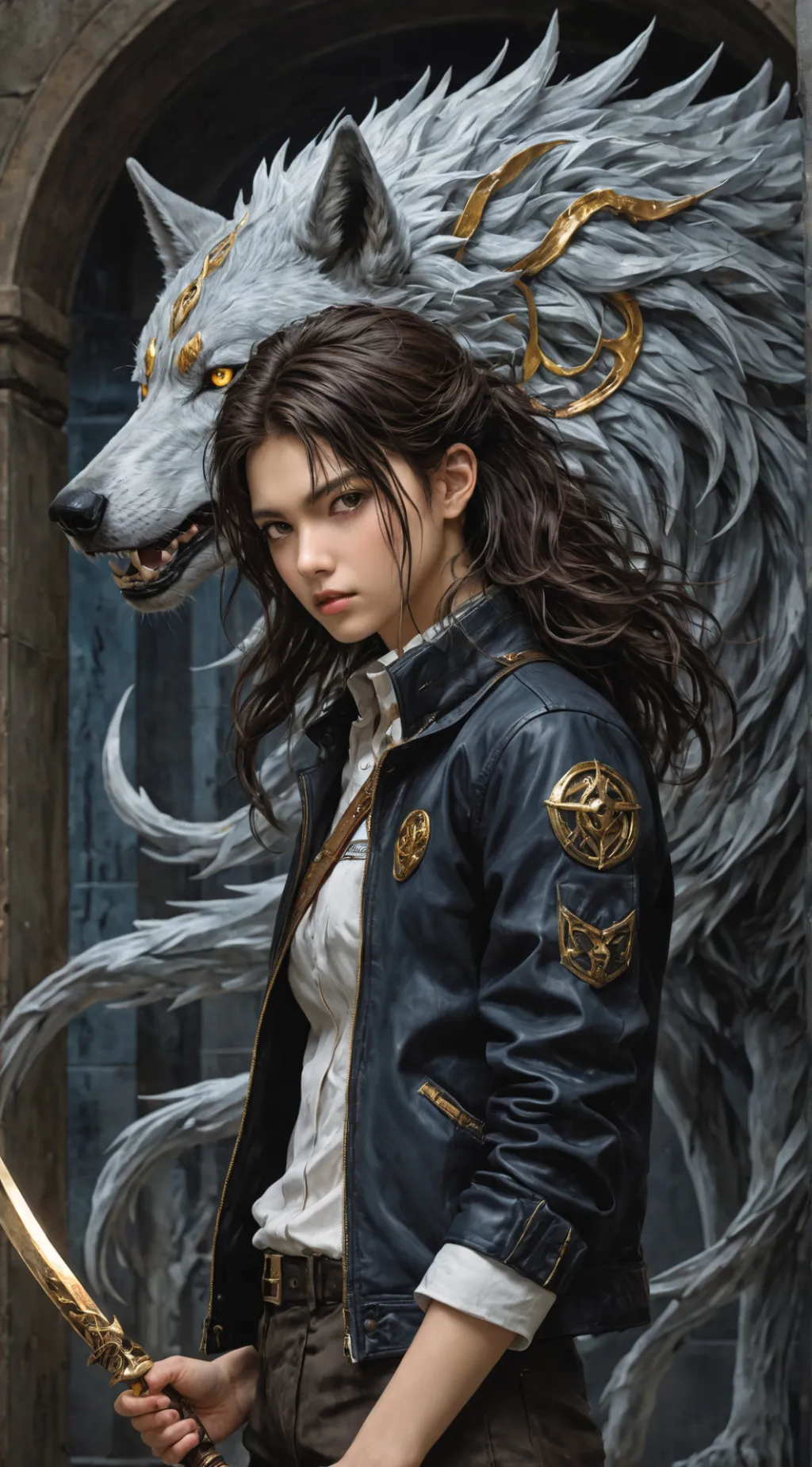 ai character: Raven background