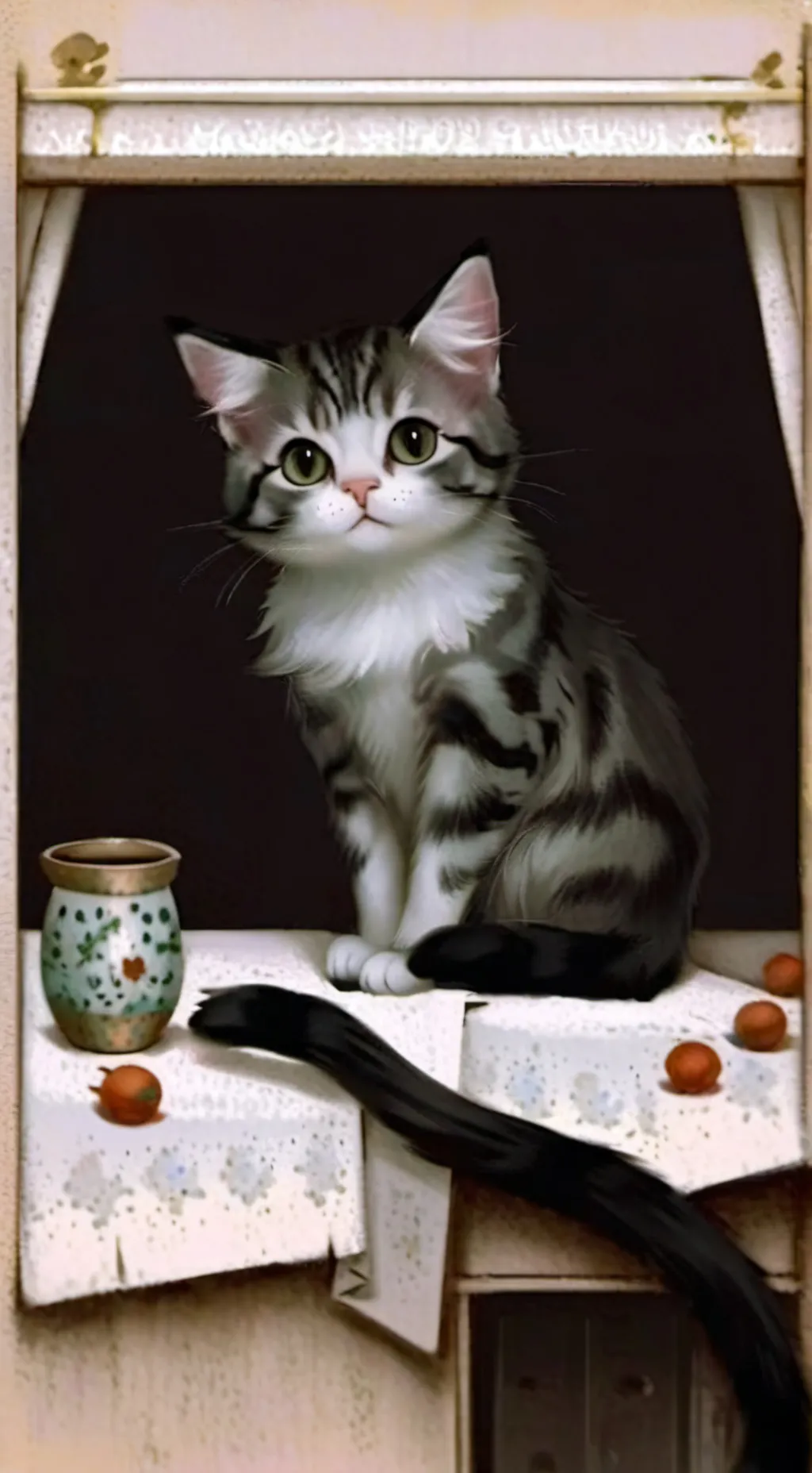 ai character: Просто 🐱 background