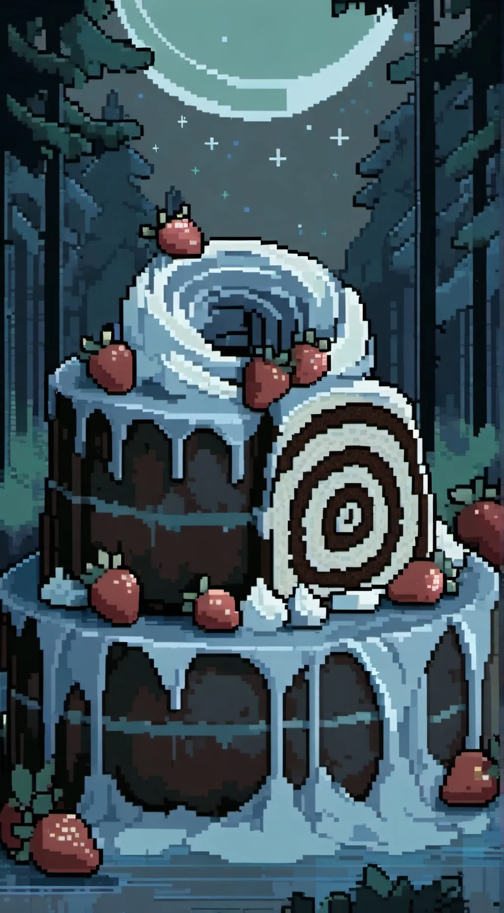 ai character: FRUITCAKE ANGST!!! background