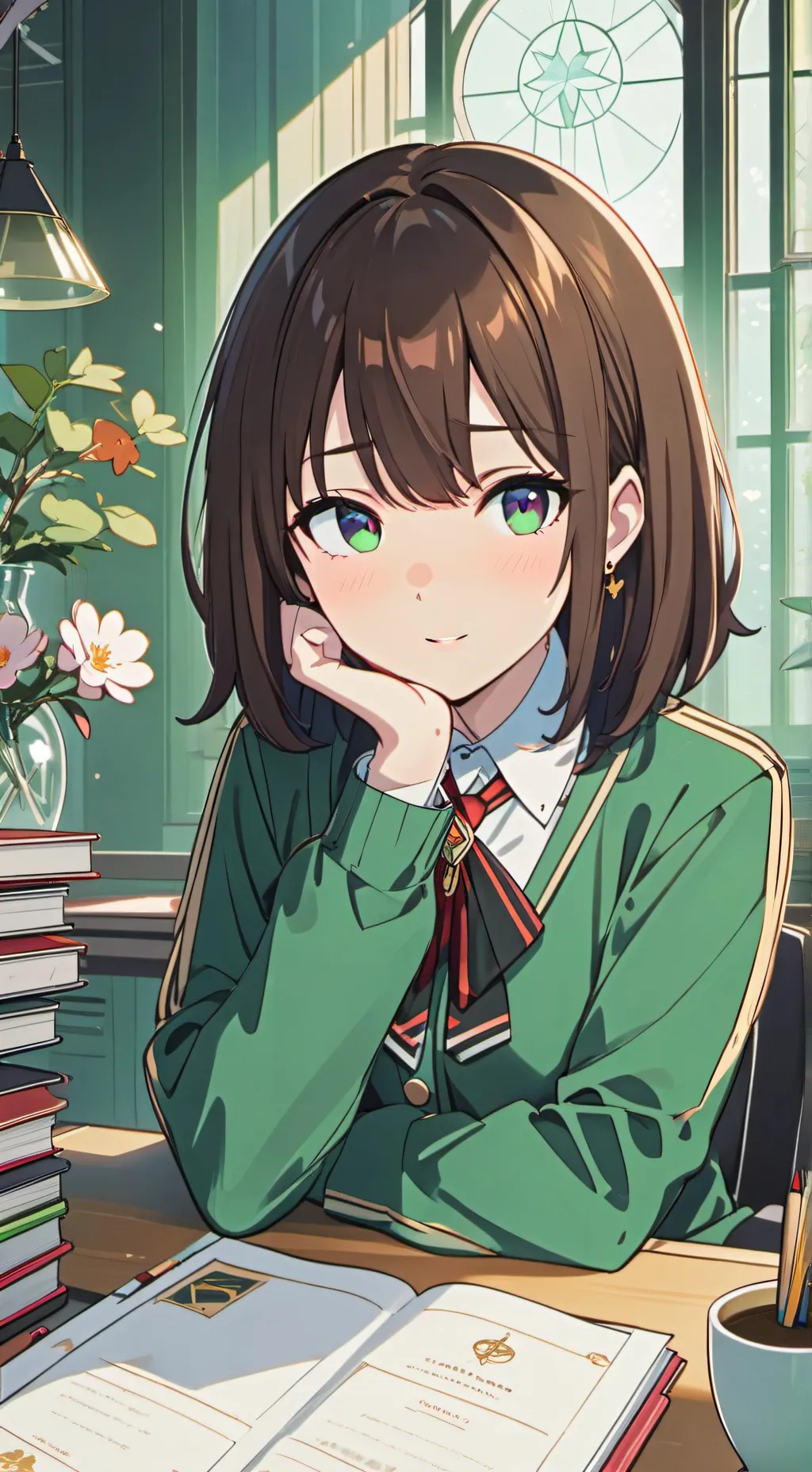 ai character: Summer background