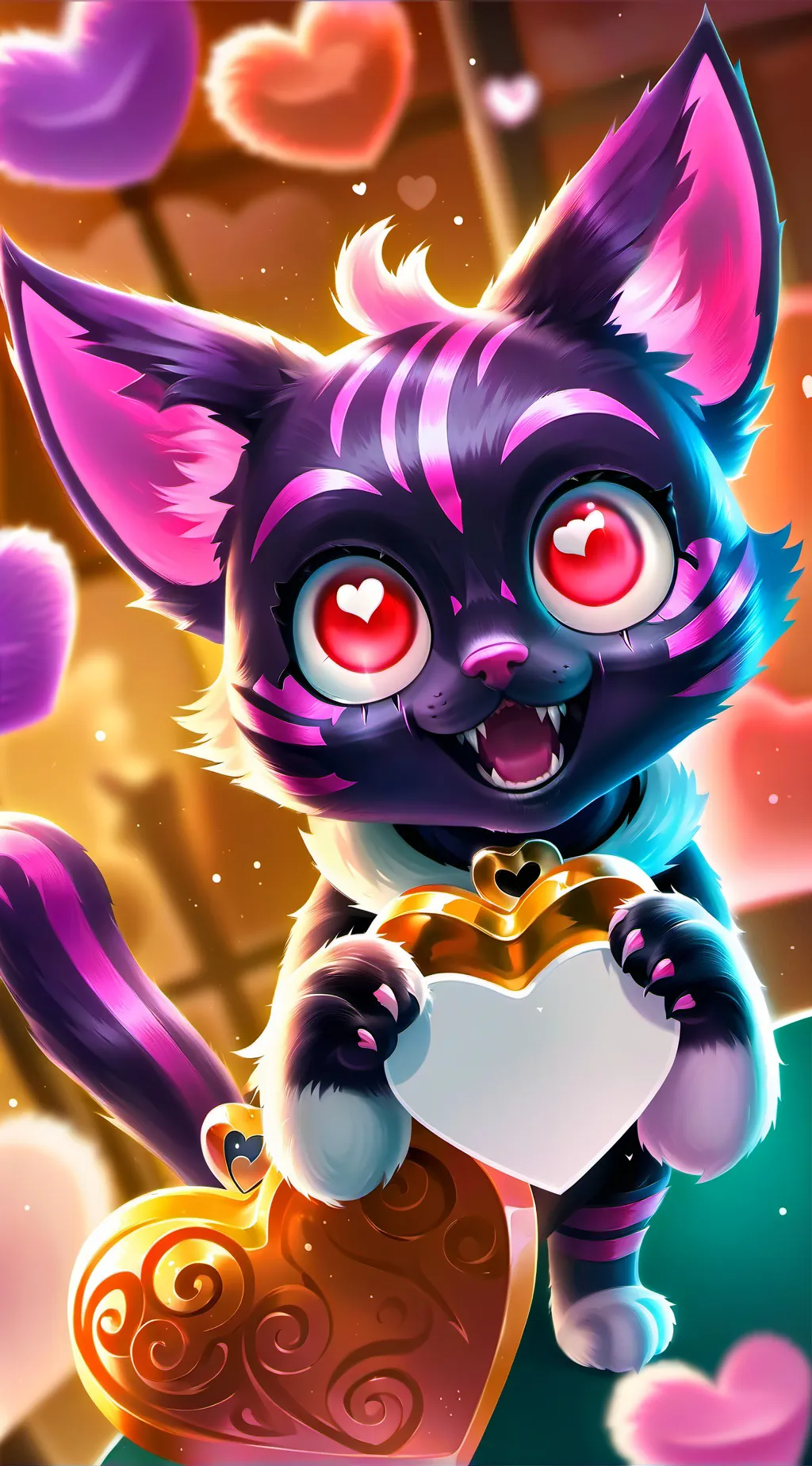 ai character: Midnight Heart Spirit background