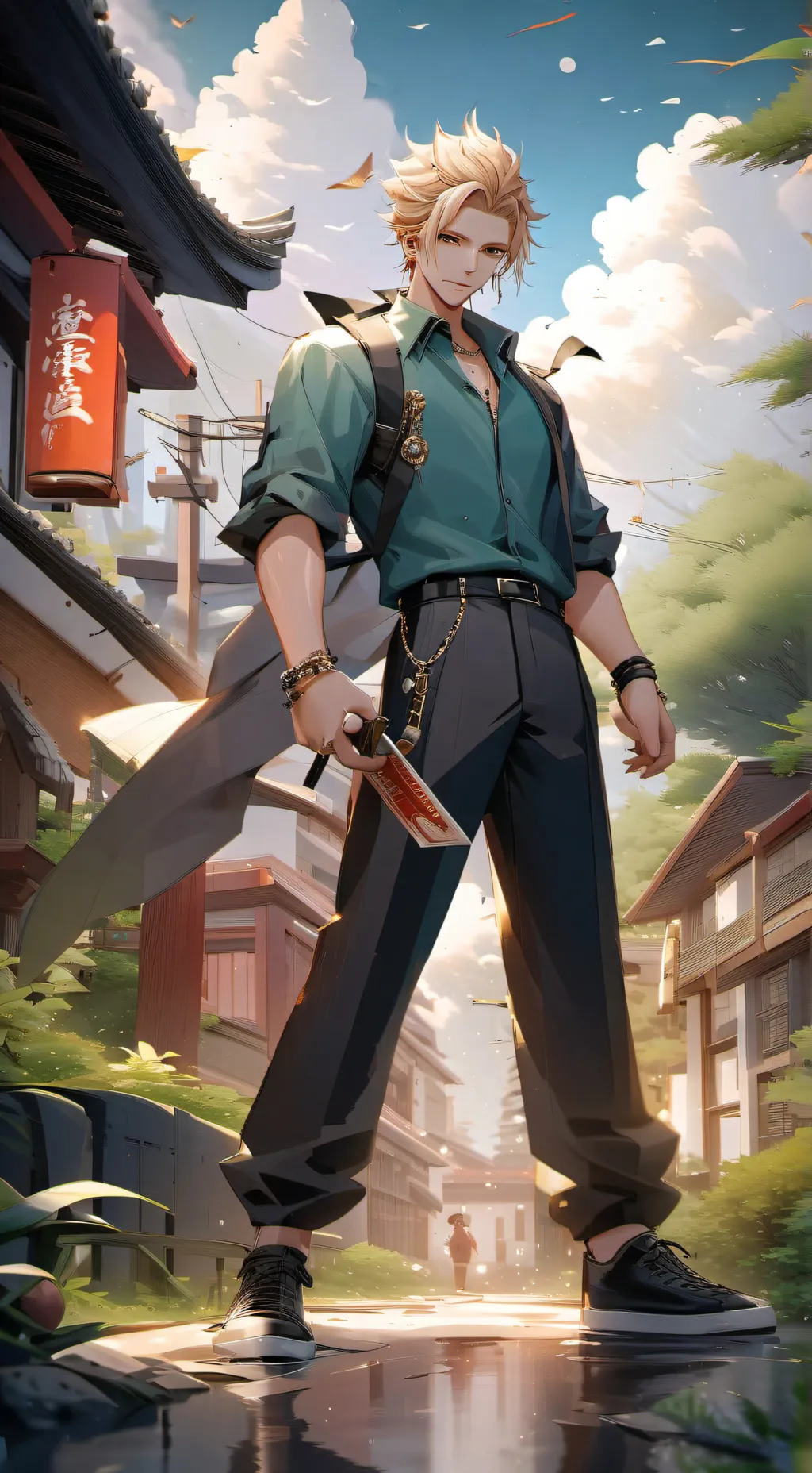 ai character: Mikey background