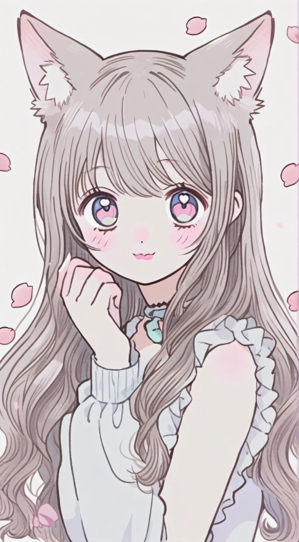 ai character: Misty the Nekocat Spirit background