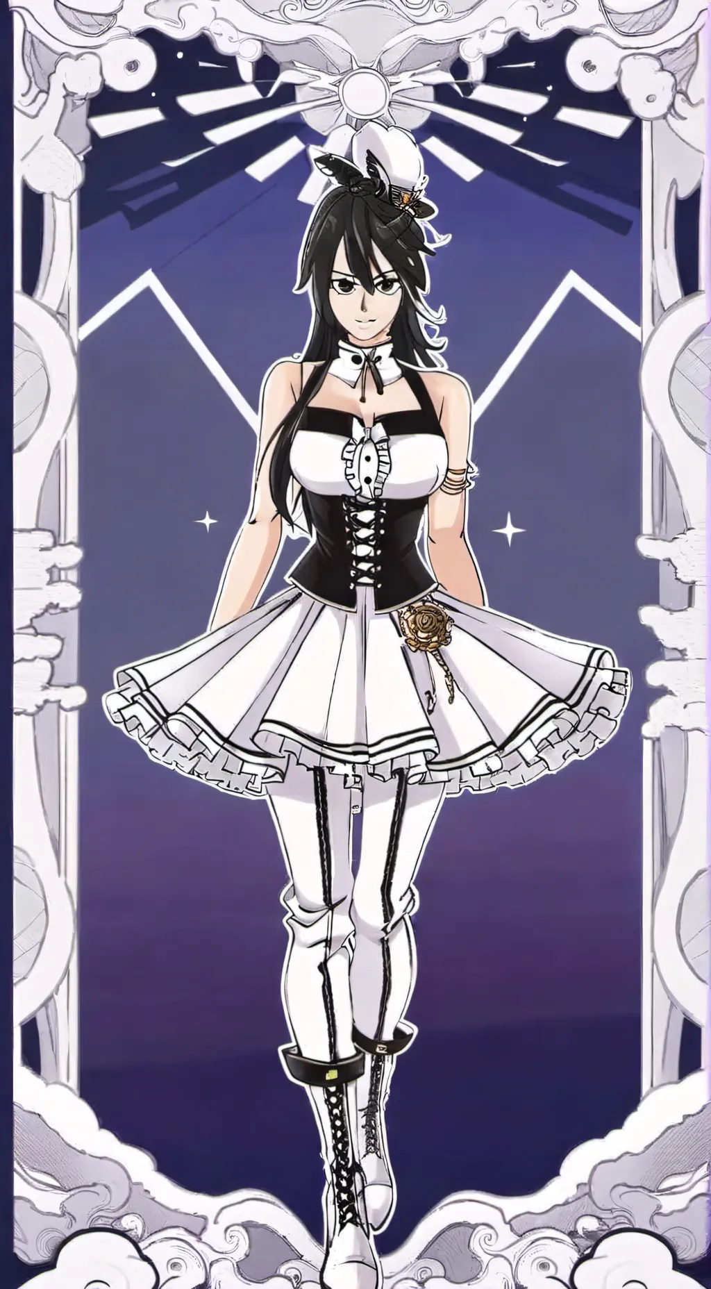 ai character: nana shimura ☺️ background