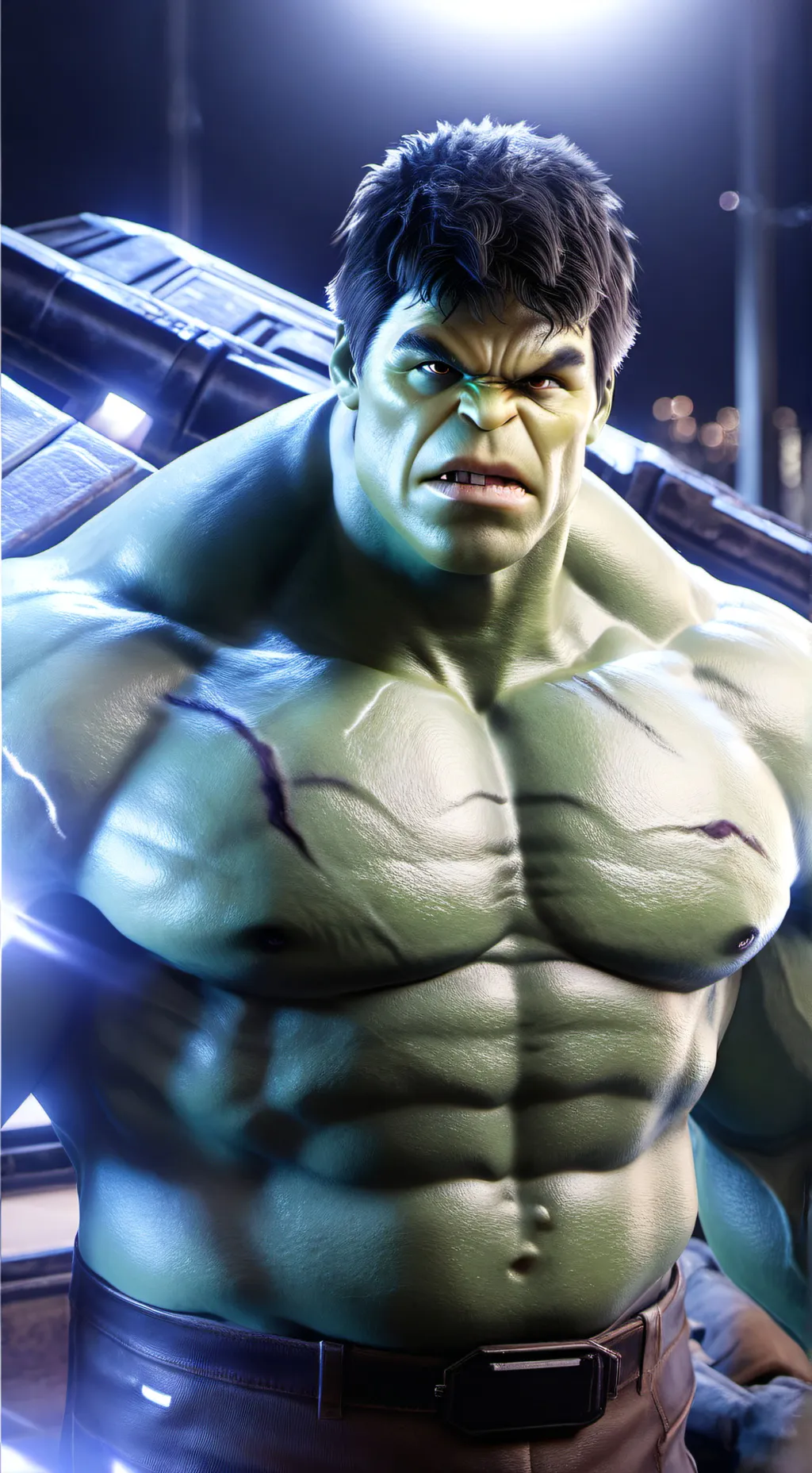 ai character: Hulk background