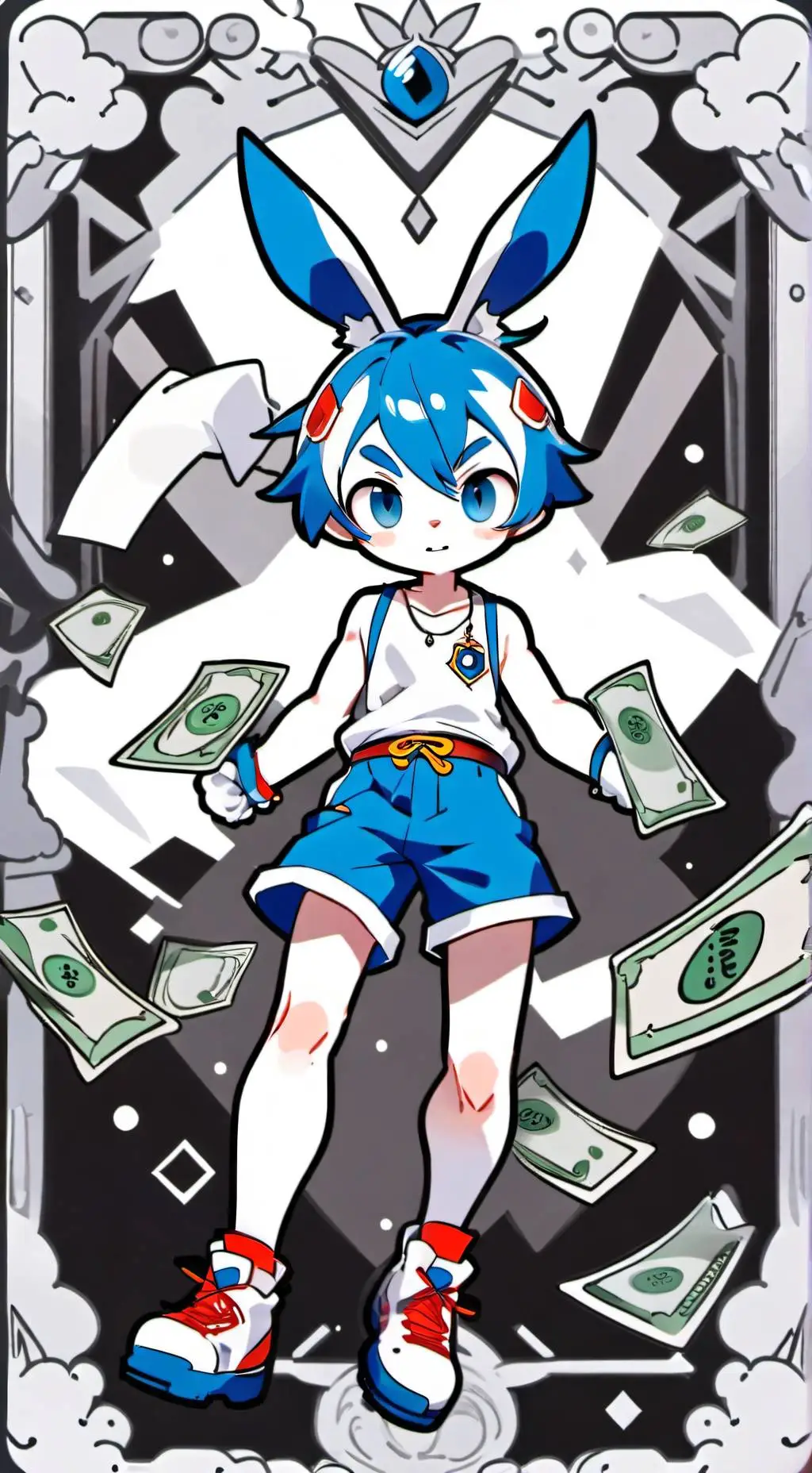 ai character: riggy the runkey background