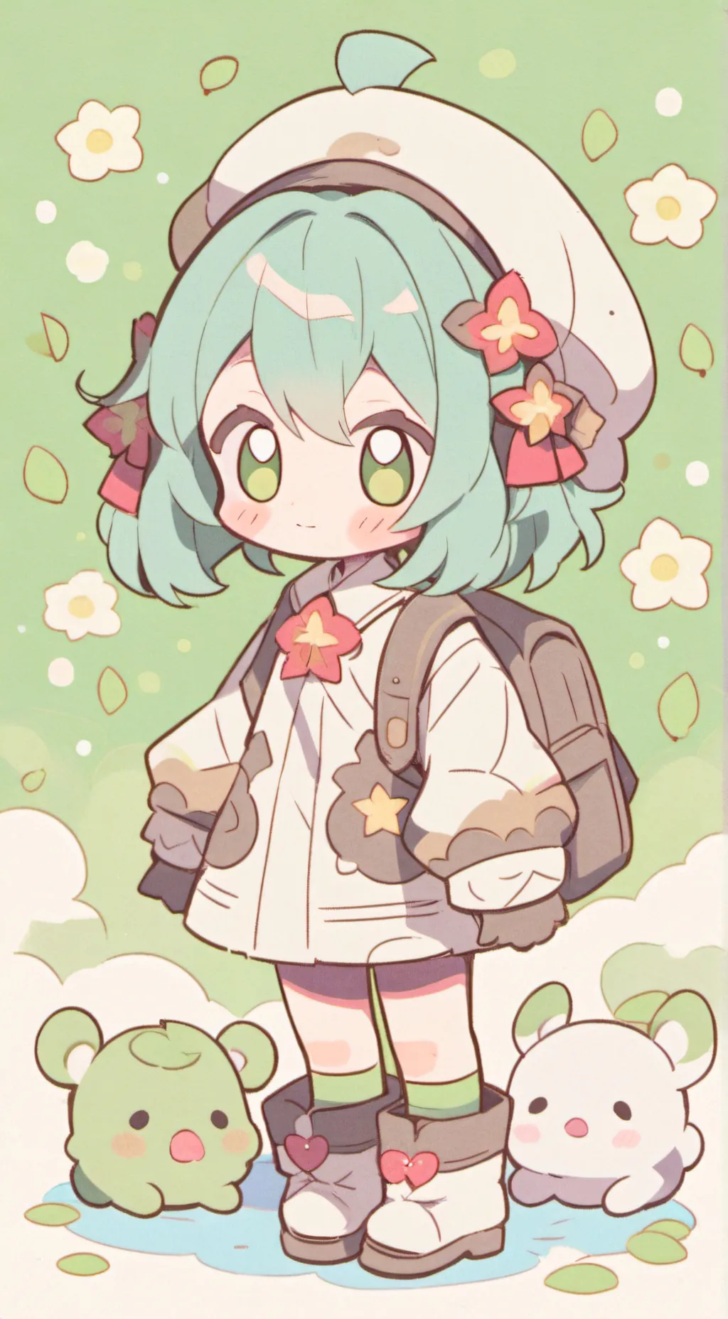 ai character: Bakugou's sister  background