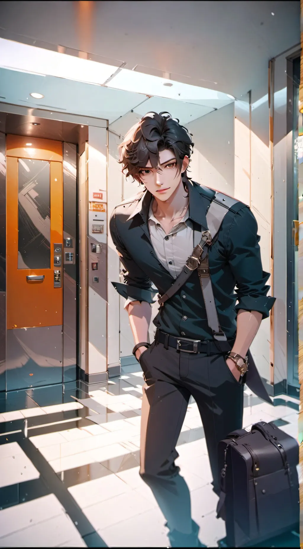 ai character: Max background