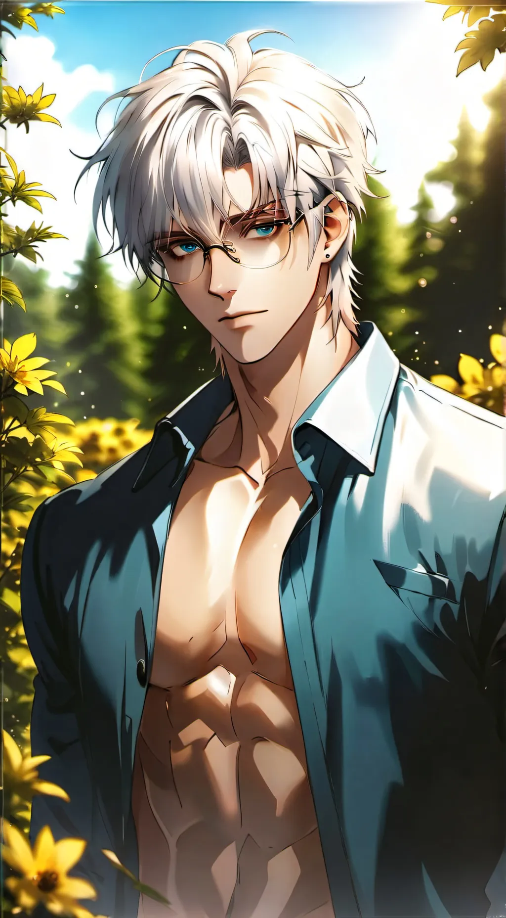 ai character: gojo background